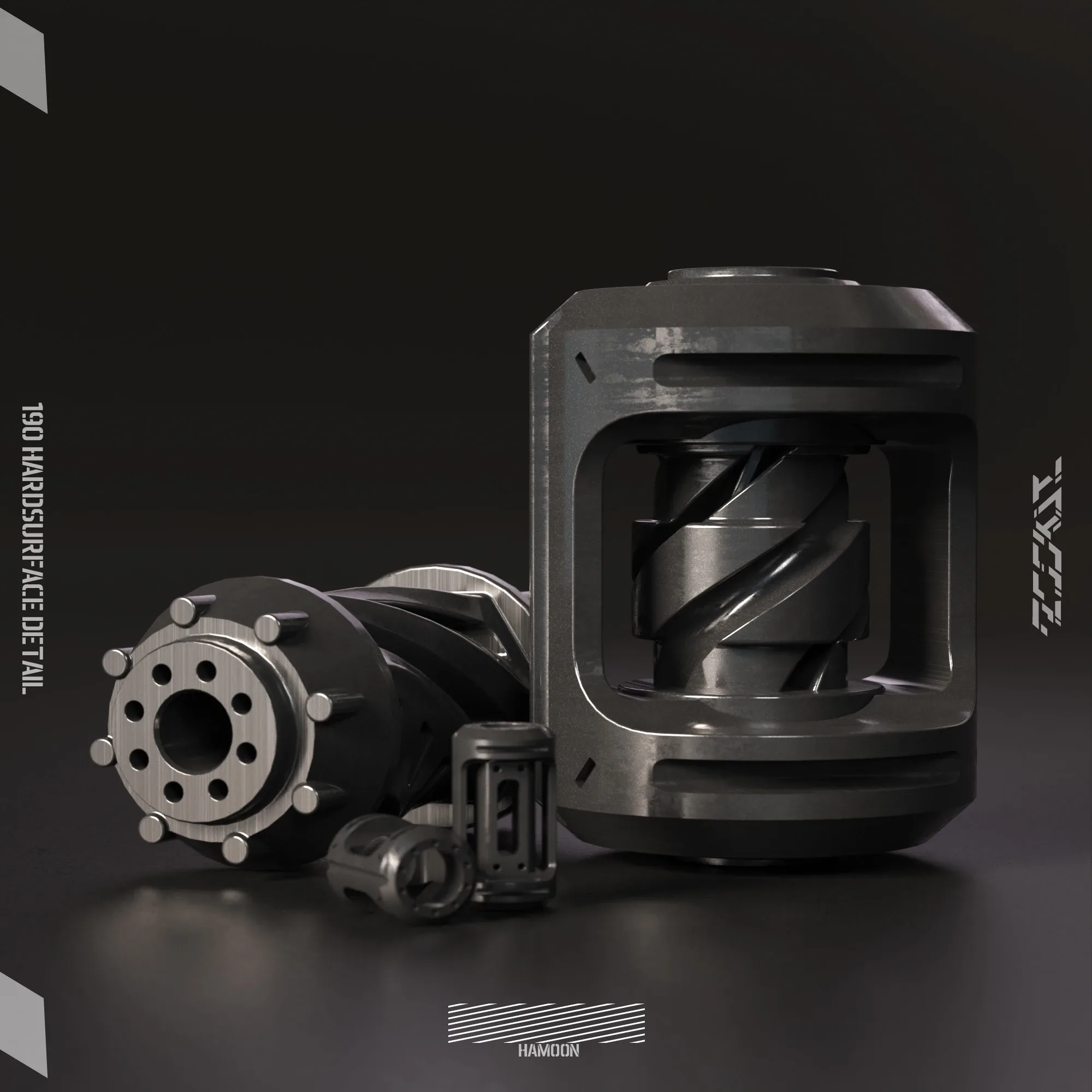 Hard Surface KITBASH_190 DETAILS _vol1