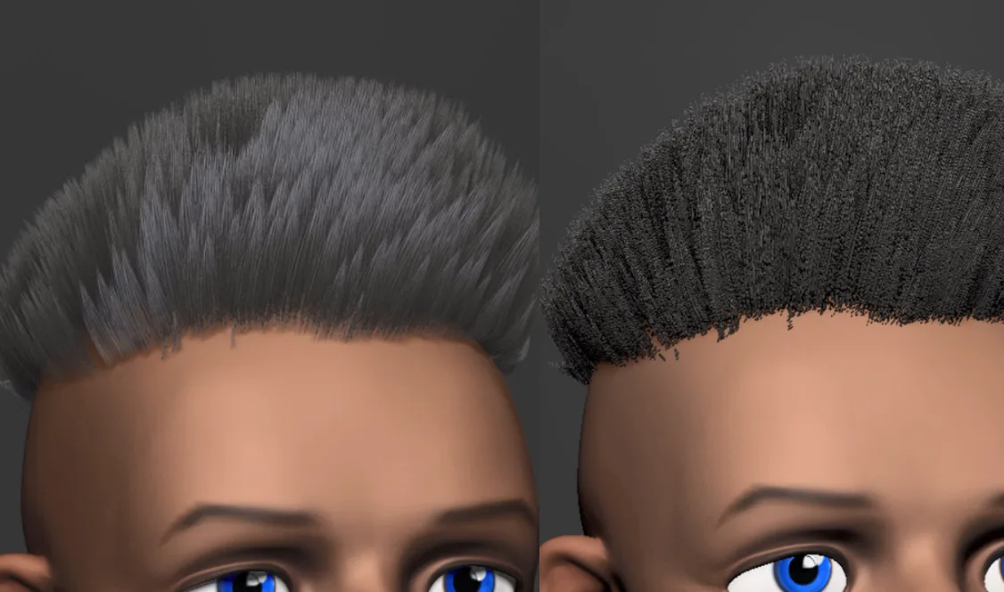 Real-time Hair ZBrush Plugin