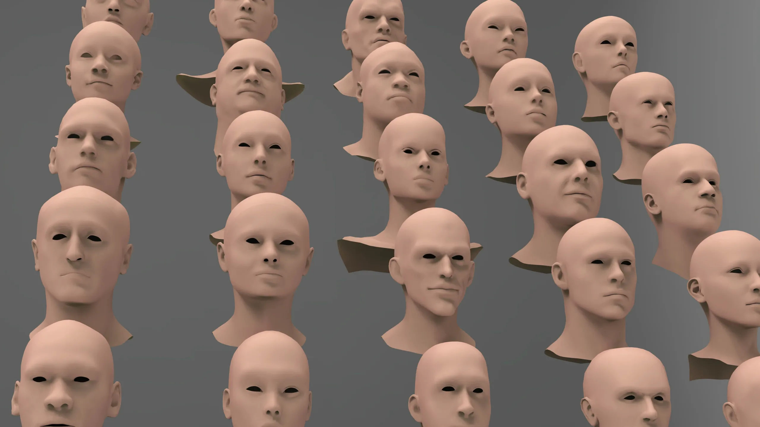 25 basemesh head collection-1