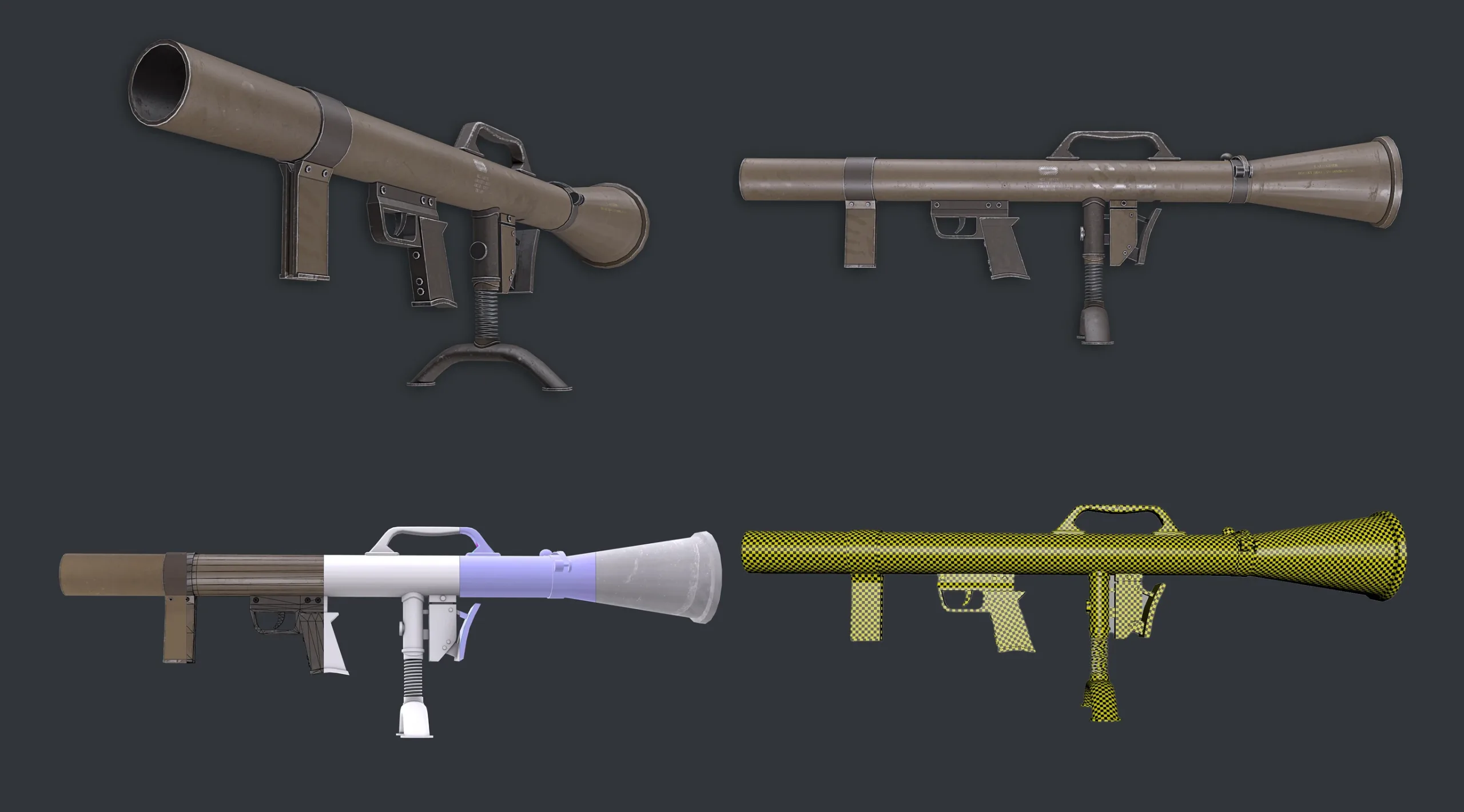 Rocket Launcher Pack Game Ready