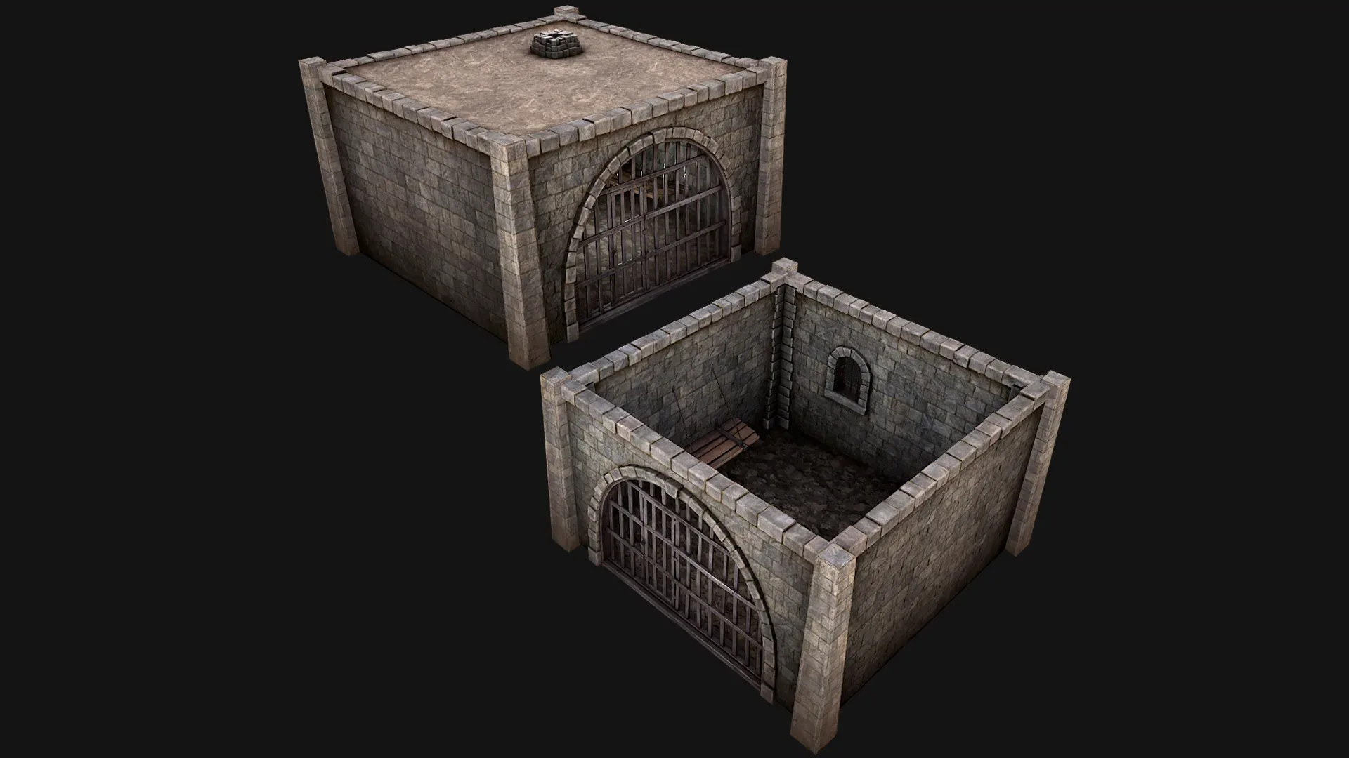 Medieval Dungeon Prison Set