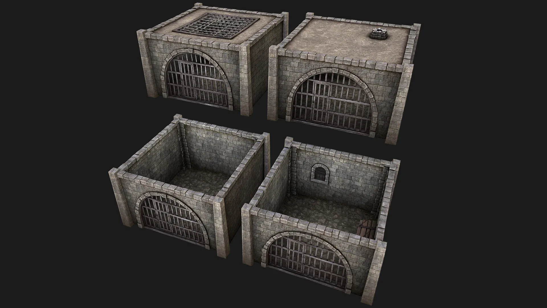 Medieval Dungeon Prison Set