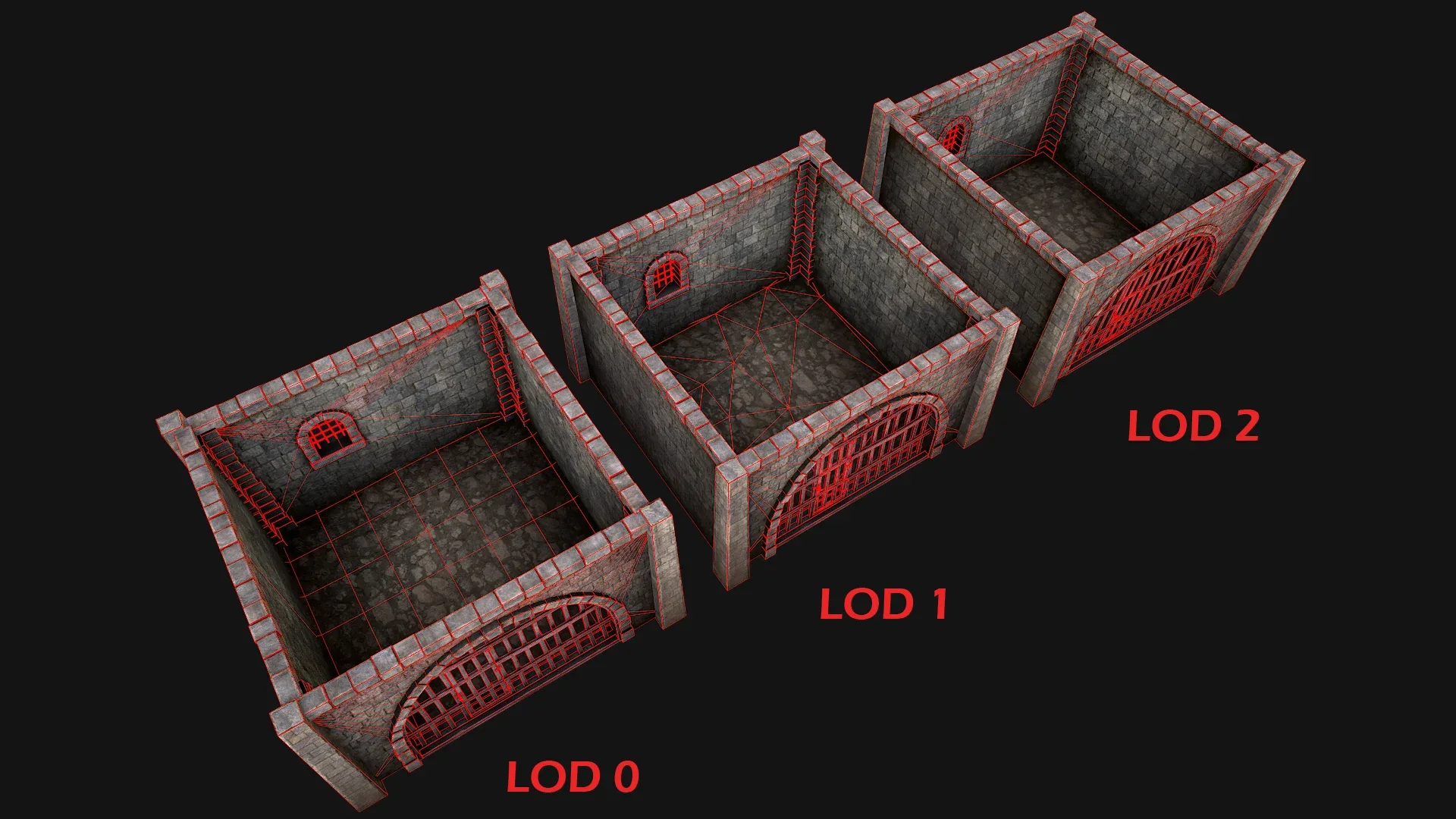 Medieval Dungeon Prison Set