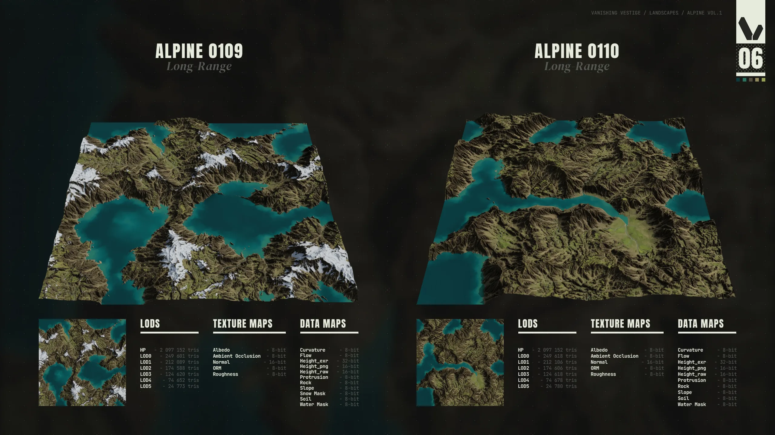 8k Landscapes - Alpine Vol.1