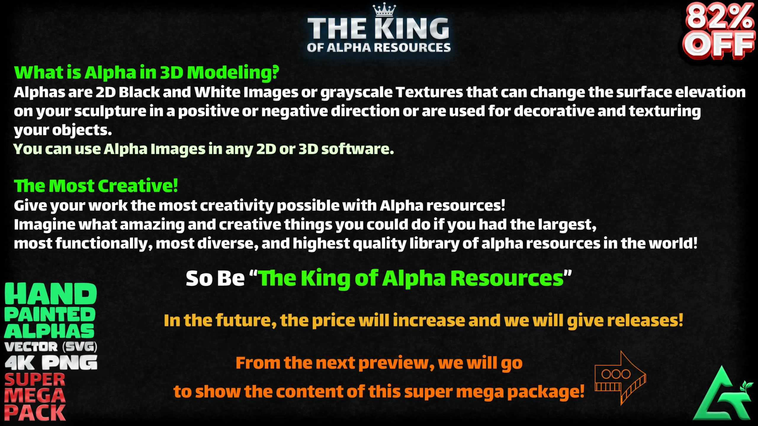 48300 Hand Painted Alpha Designs and Patterns - THE KING OF ALPHA RESOURCES - SUPER MEGA PACKAGE - The Largest Package You Have Ever Seen!