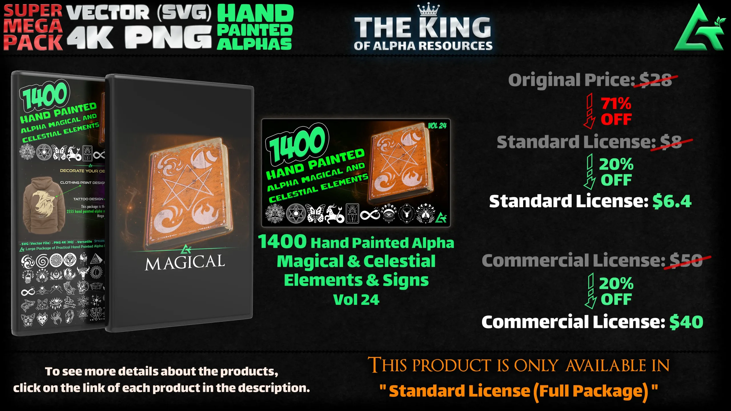 48300 Hand Painted Alpha Designs and Patterns - THE KING OF ALPHA RESOURCES - SUPER MEGA PACKAGE - The Largest Package You Have Ever Seen!