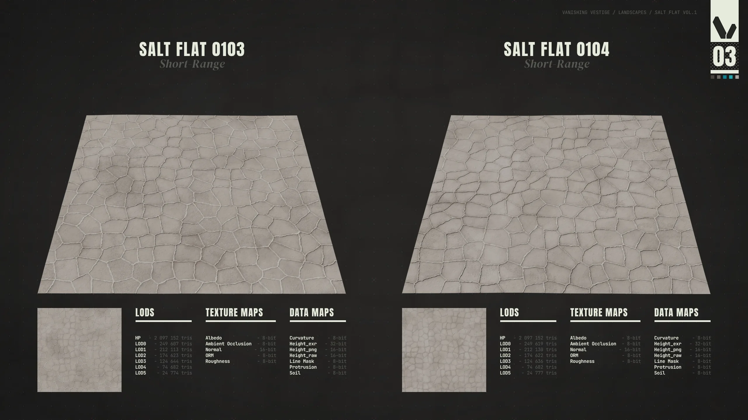 8k Landscapes - Salt Flat Vol.1