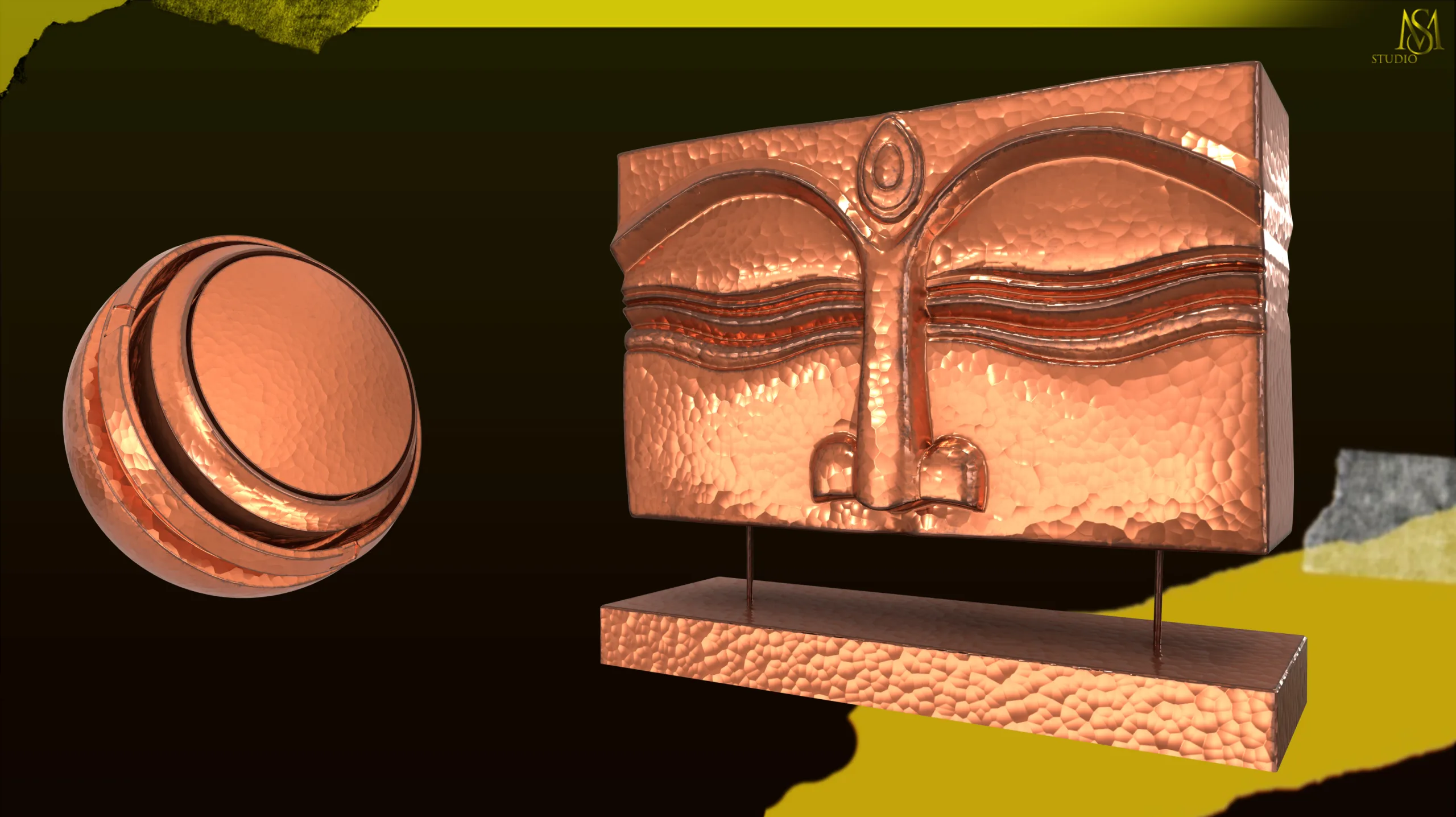 15 BRONZE,GOLD,SILVER SMART MATERIAL PBR TEXURES