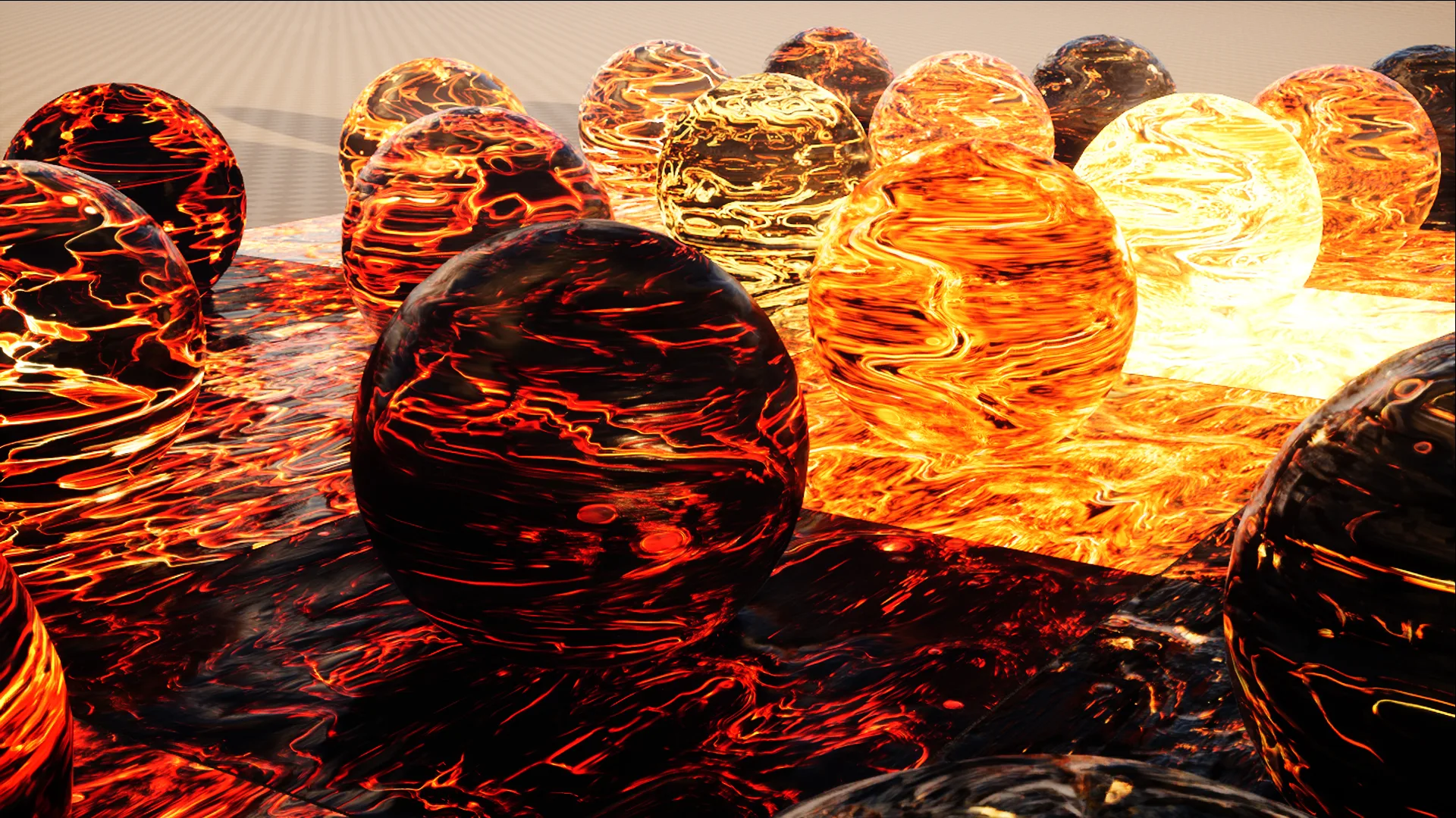 Mega Active Volcano- Animated Lava Material Bundle - Unreal Engine 5.1