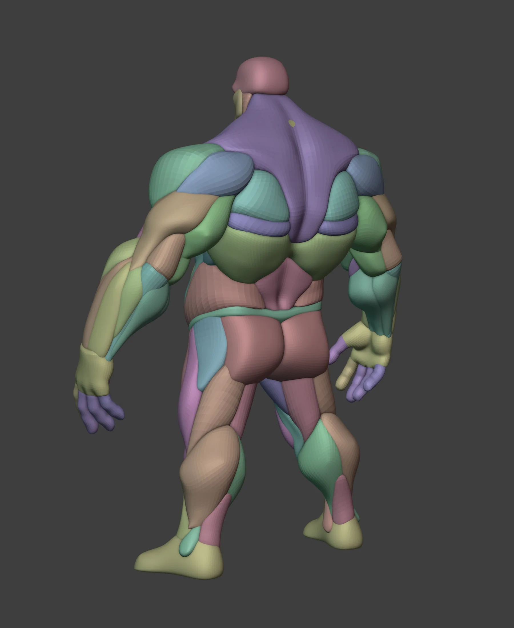 Stylized Heavy Anatomy Blockout