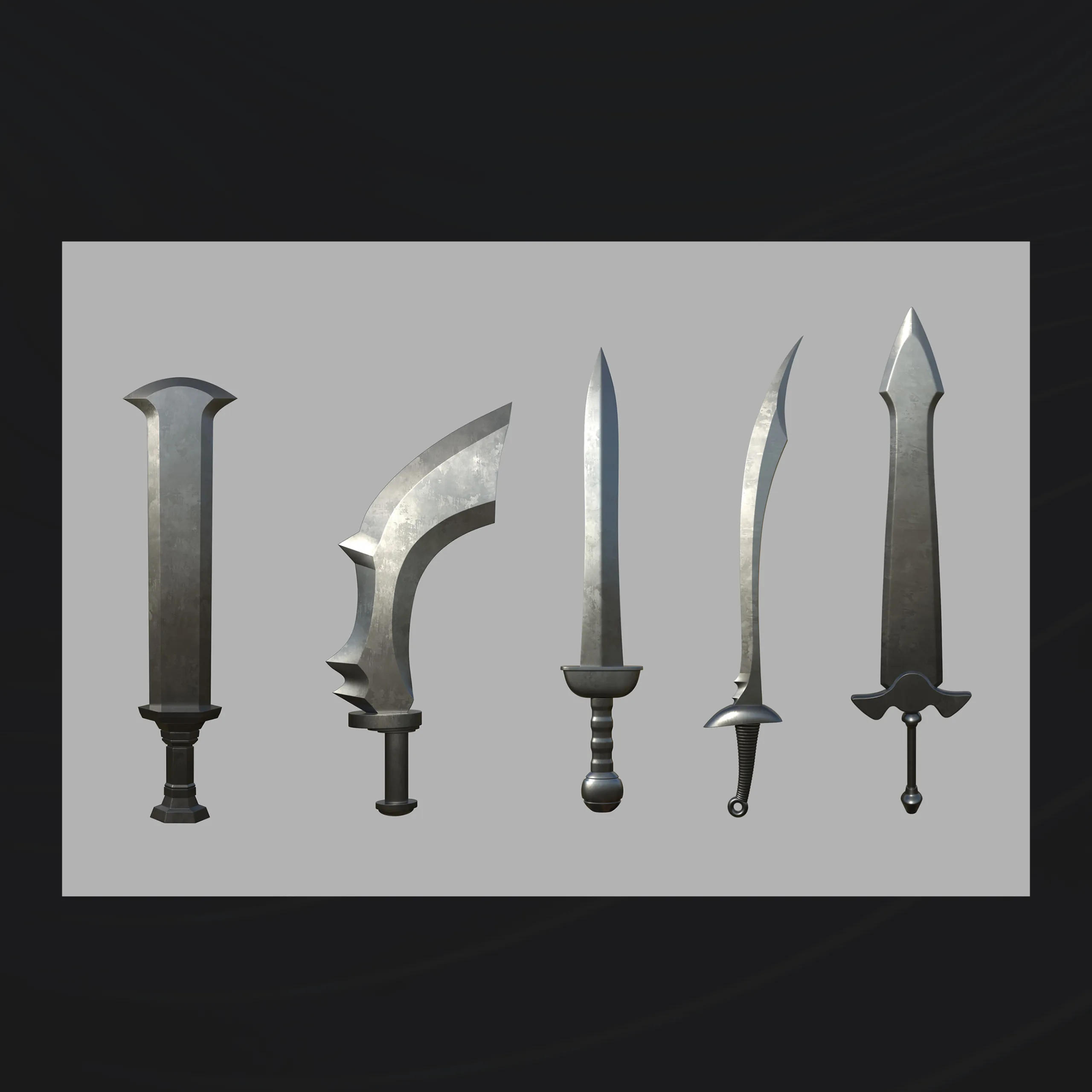 50 Medieval Weapons IMM Brushes