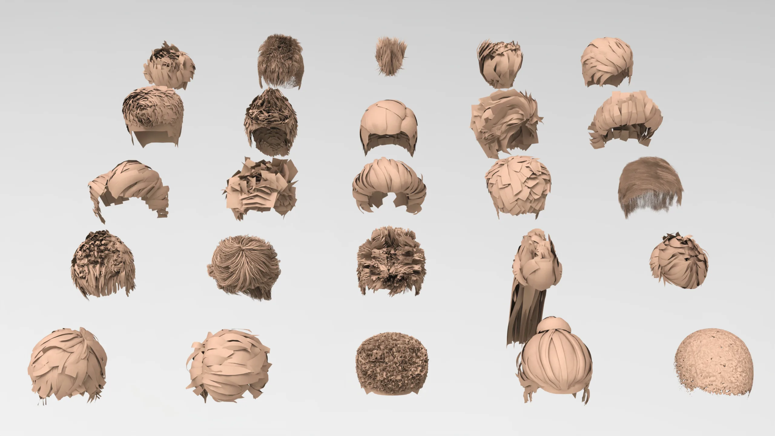 25 Male hair pack 2