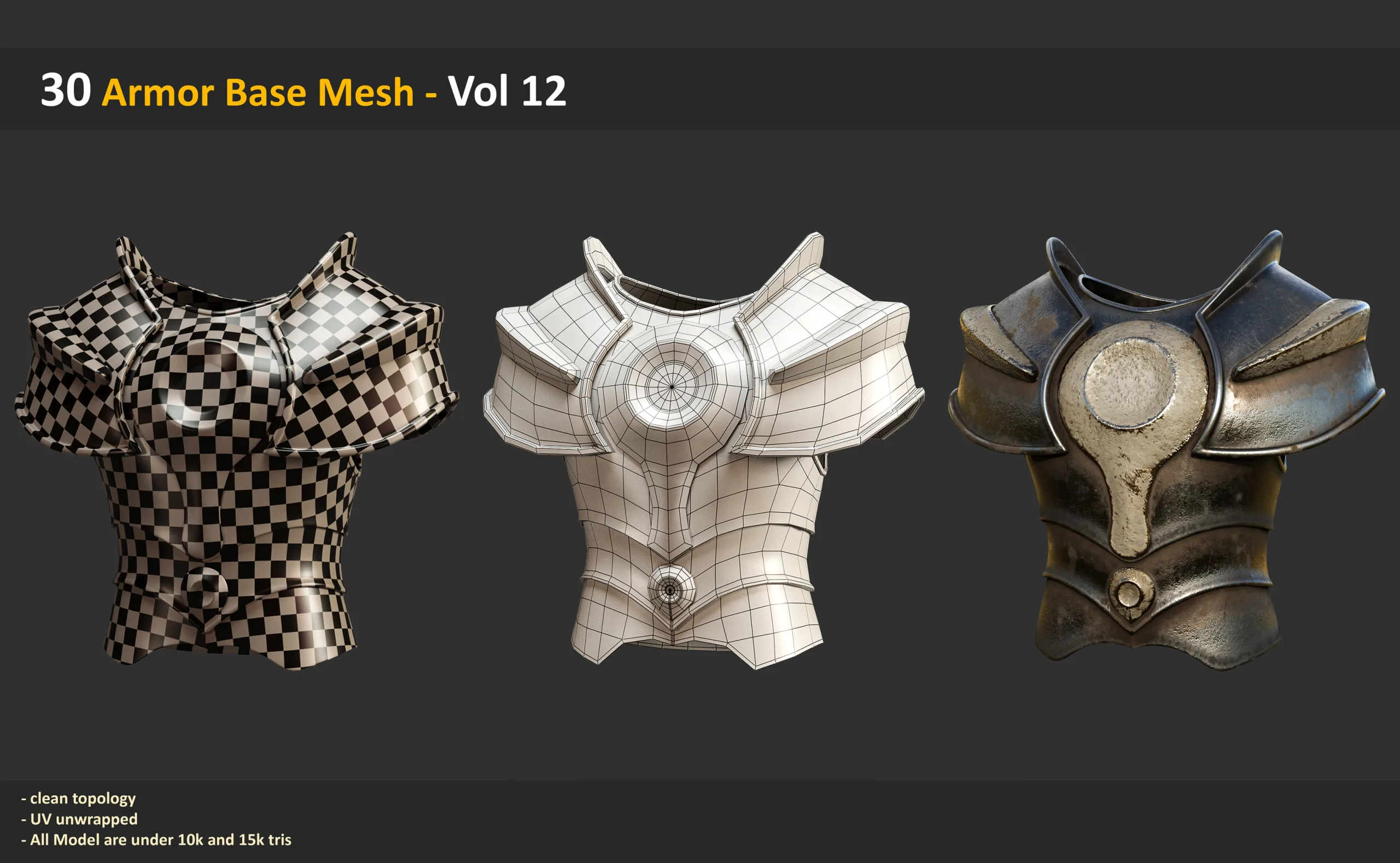 30 Armor Base Mesh - Vol 12