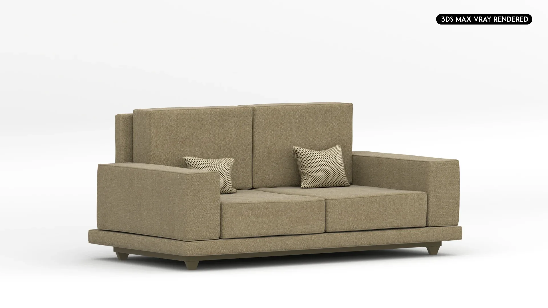 3D Realistic Sofa Set