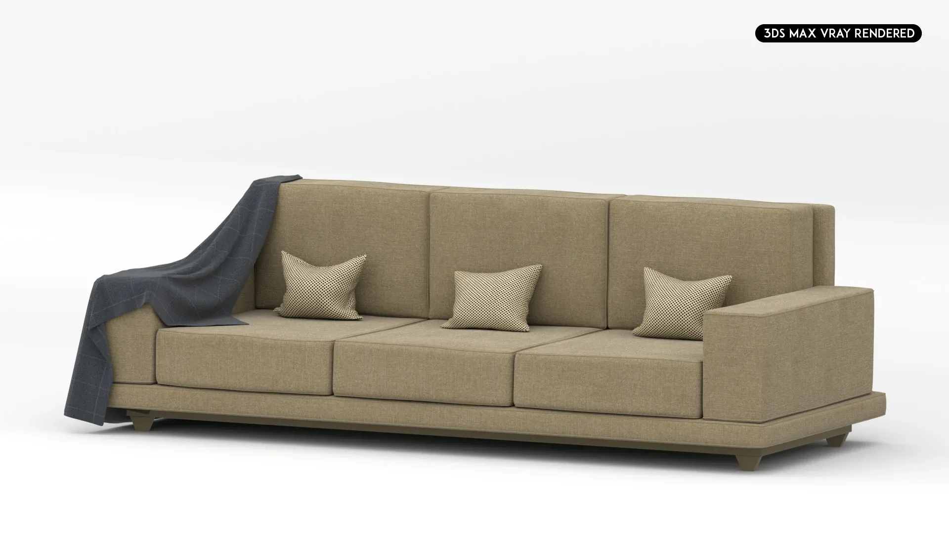 3D Realistic Sofa Set