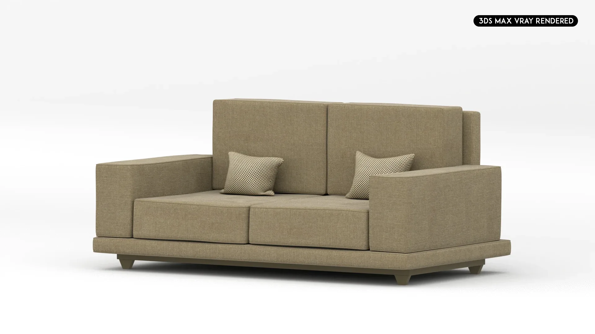 3D Realistic Sofa Set
