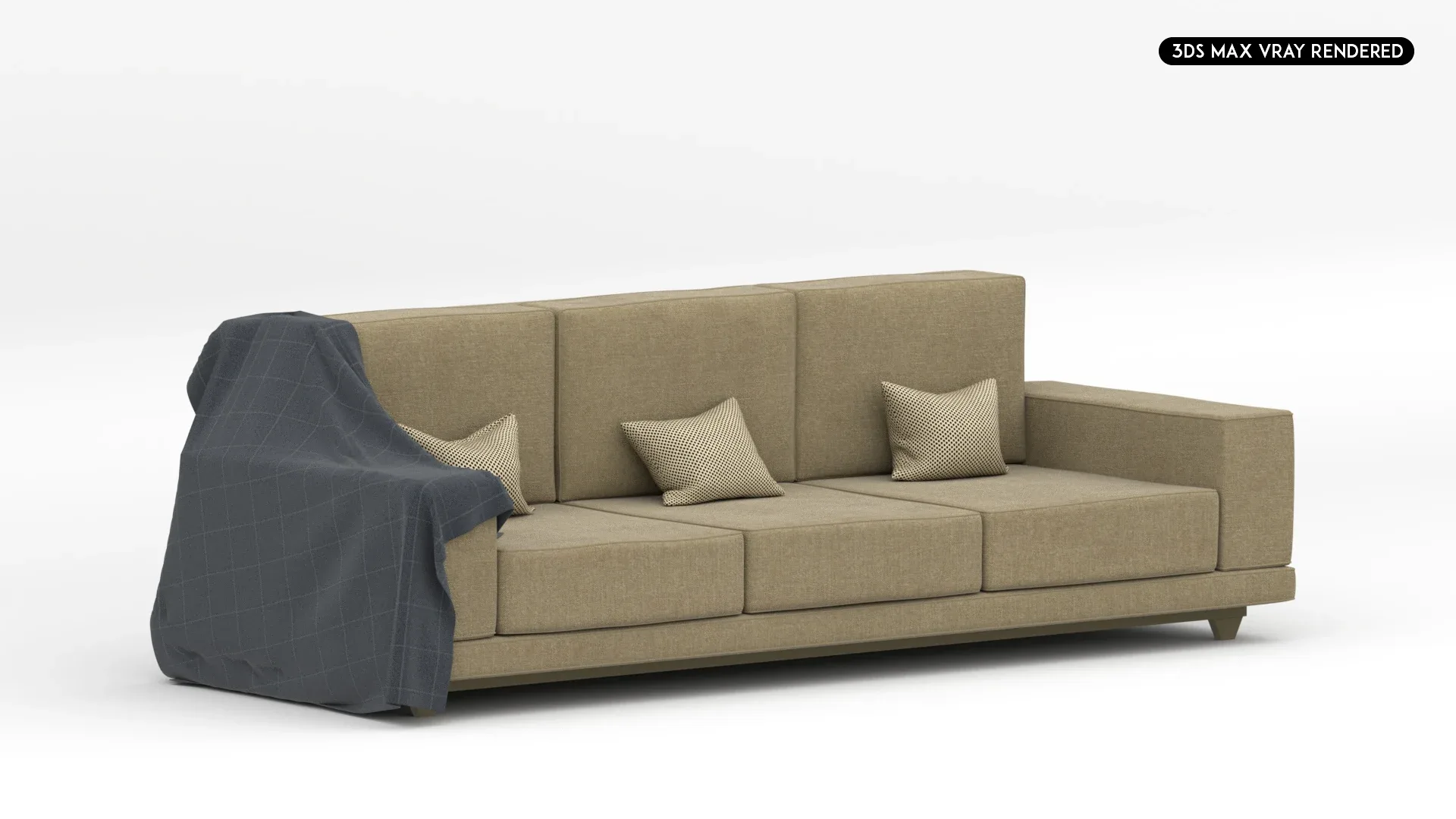 3D Realistic Sofa Set