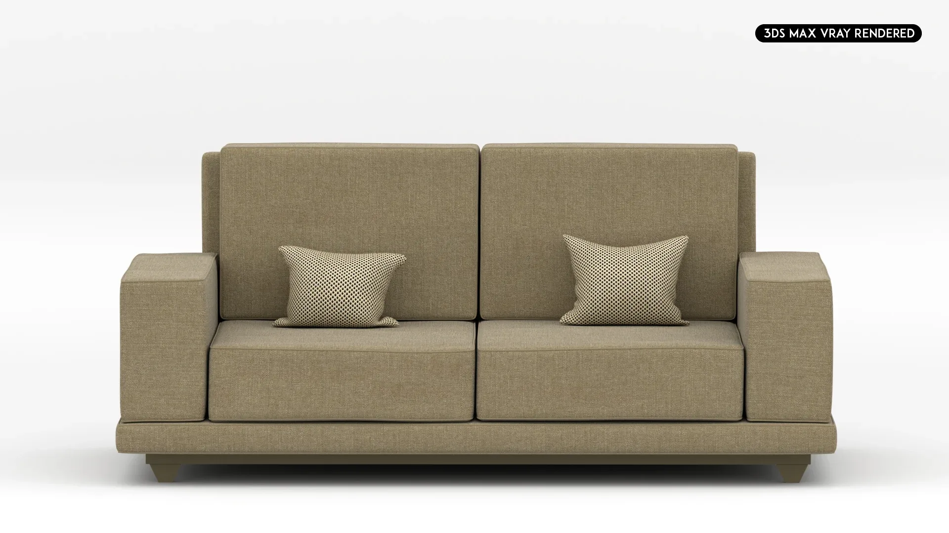 3D Realistic Sofa Set