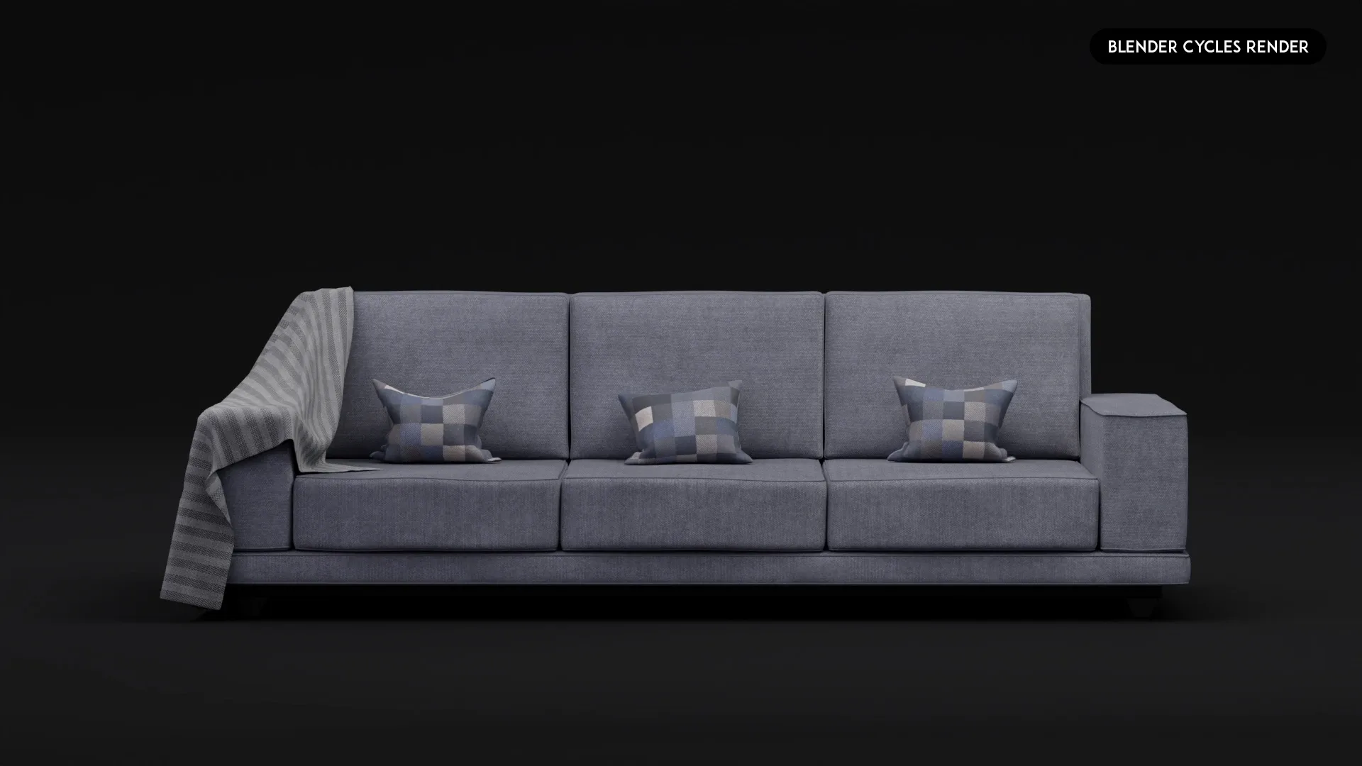 3D Realistic Sofa Set