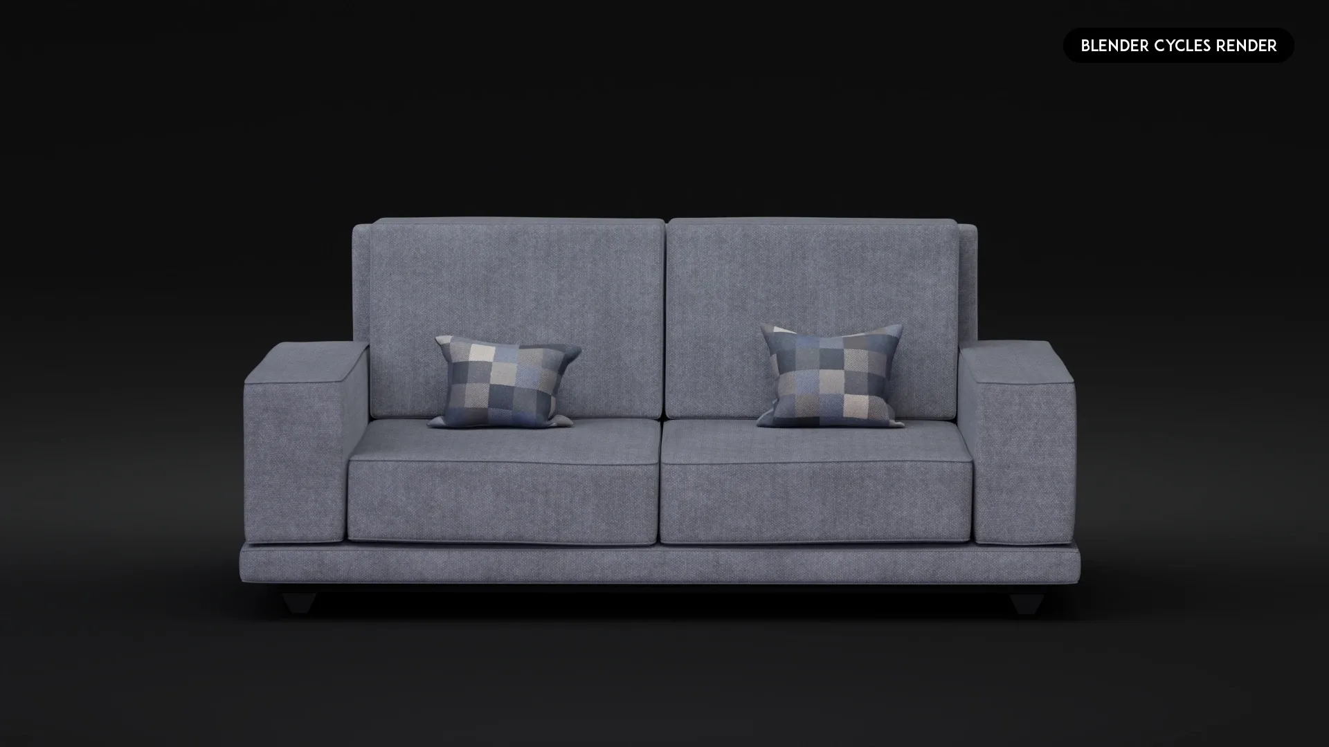 3D Realistic Sofa Set