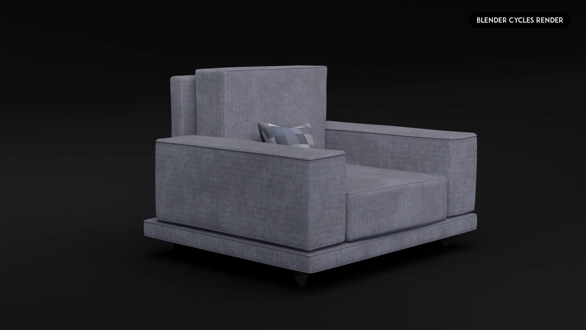 3D Realistic Sofa Set