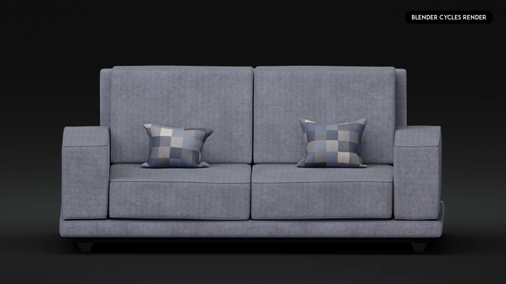 3D Realistic Sofa Set