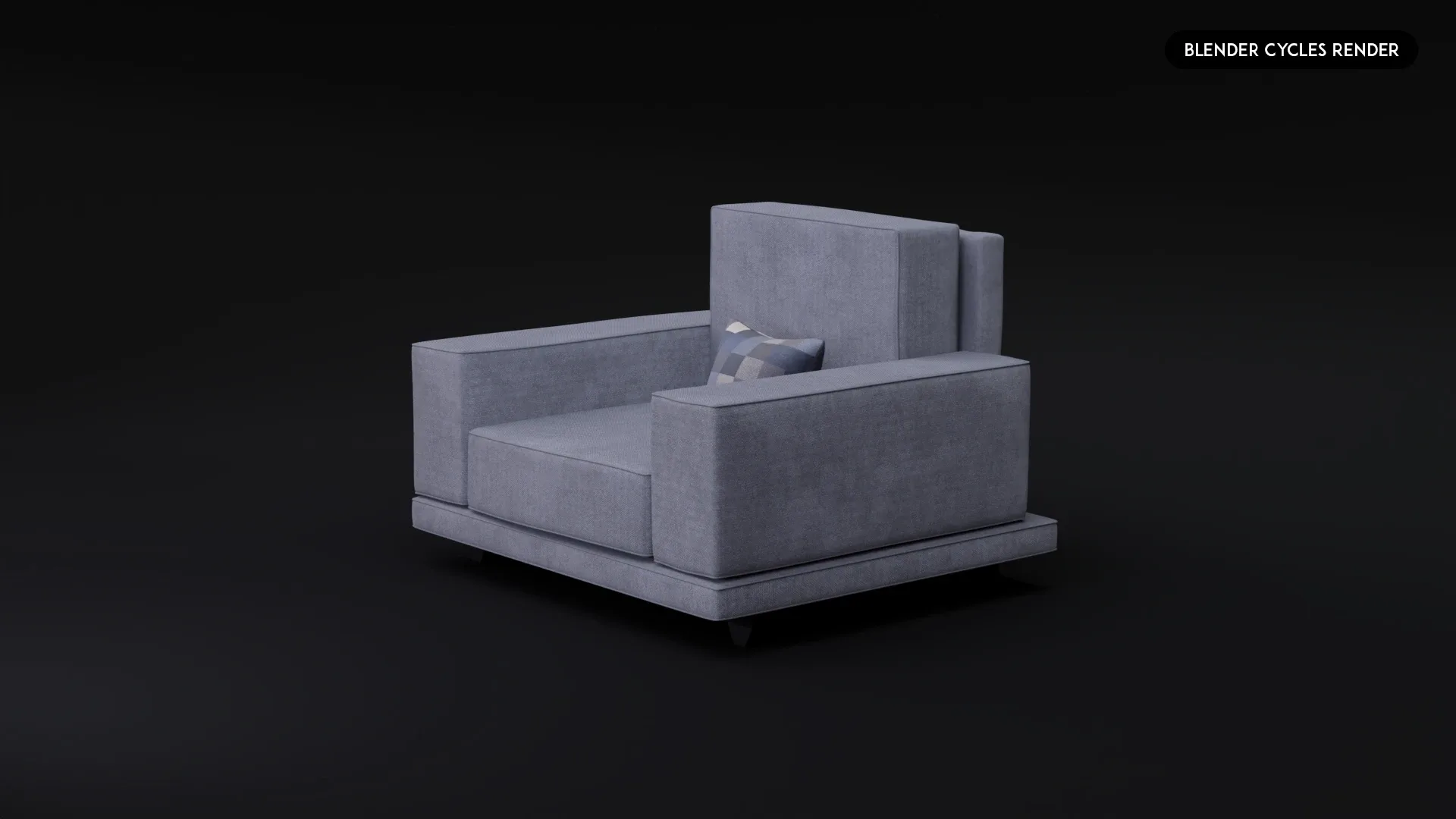 3D Realistic Sofa Set