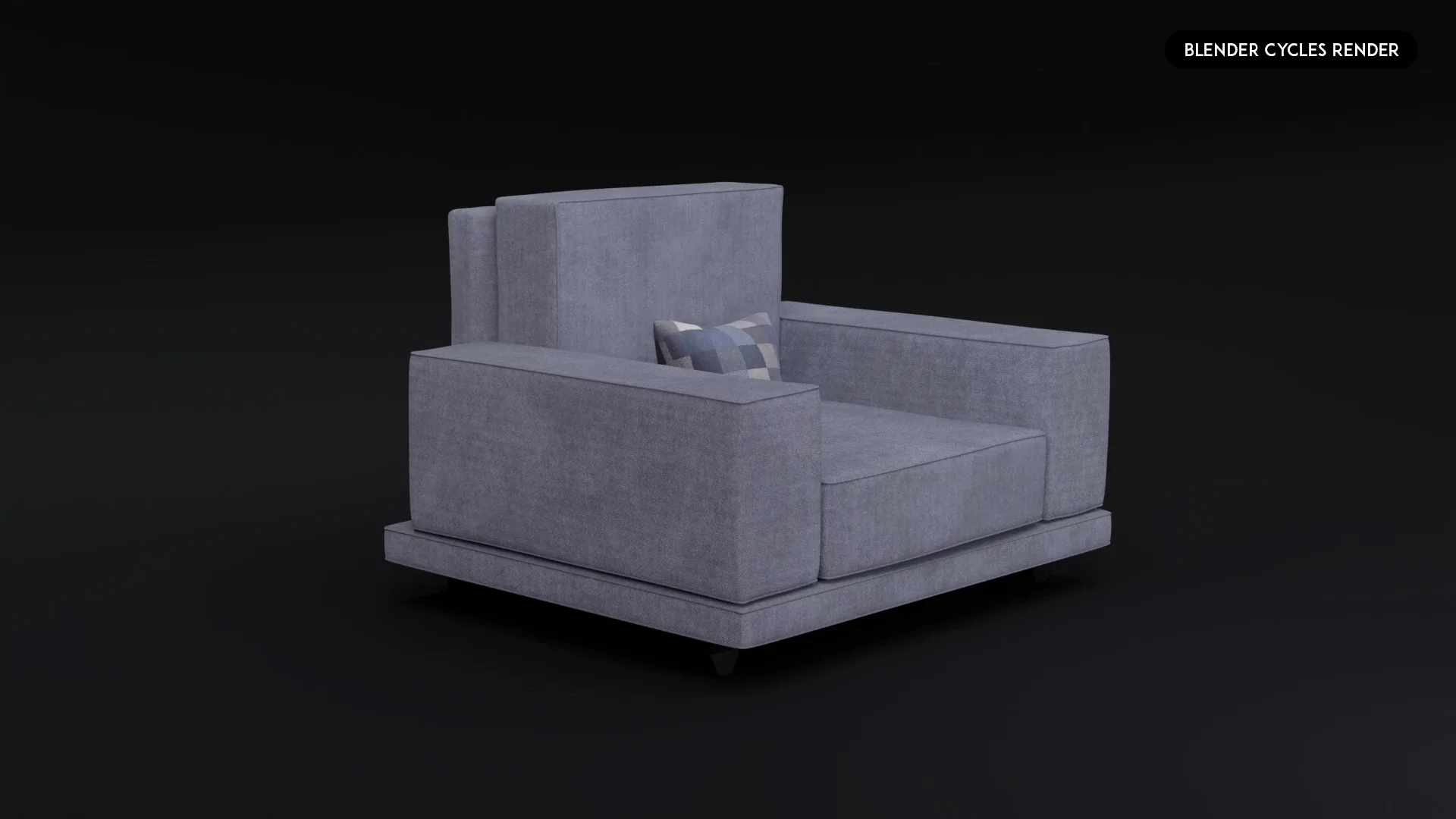 3D Realistic Sofa Set