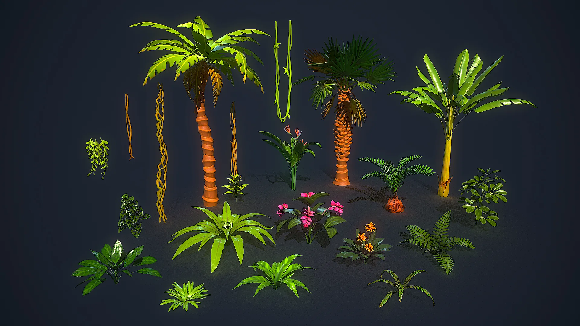 Tropical Plants Pack