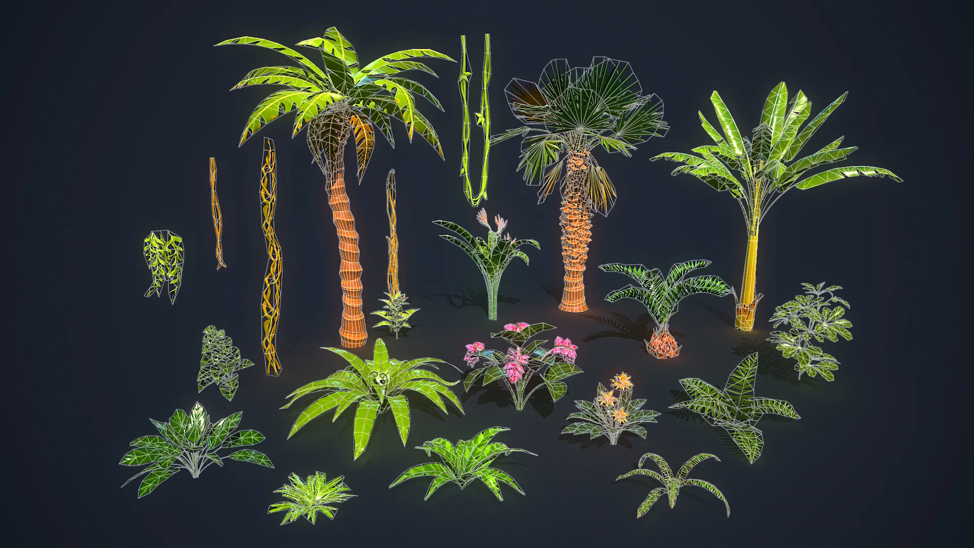 Tropical Plants Pack