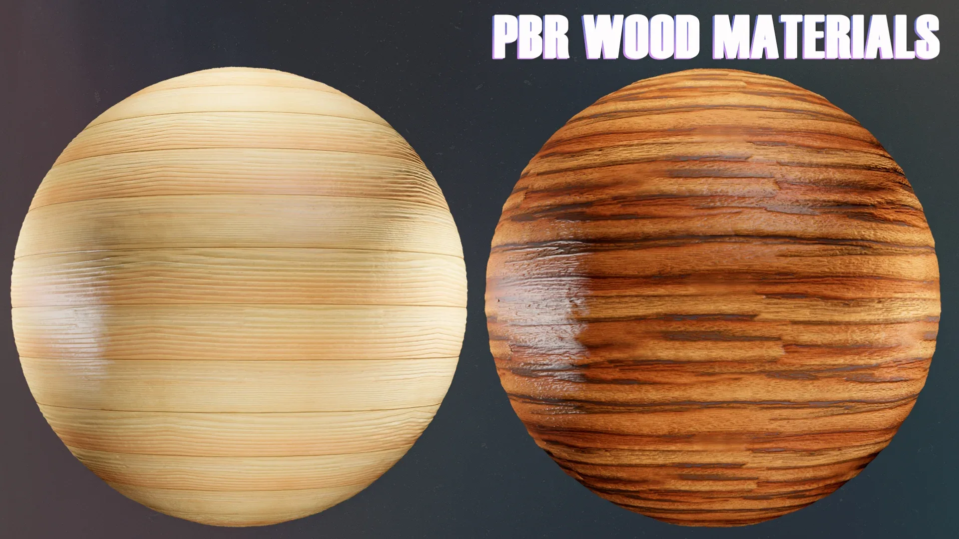 PBR Wood Materials For Blender (Cycles, Eevee)