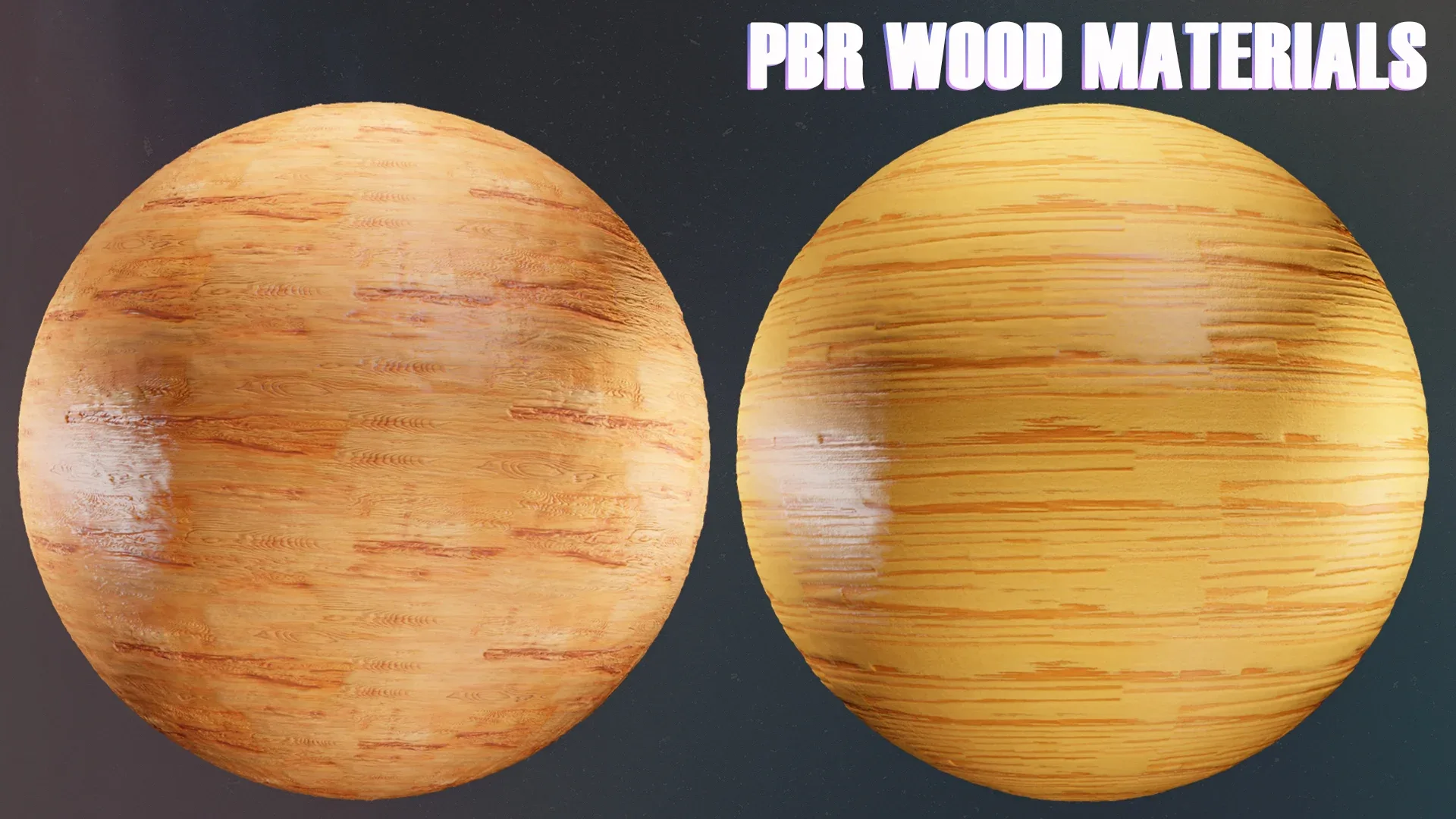 PBR Wood Materials For Blender (Cycles, Eevee)