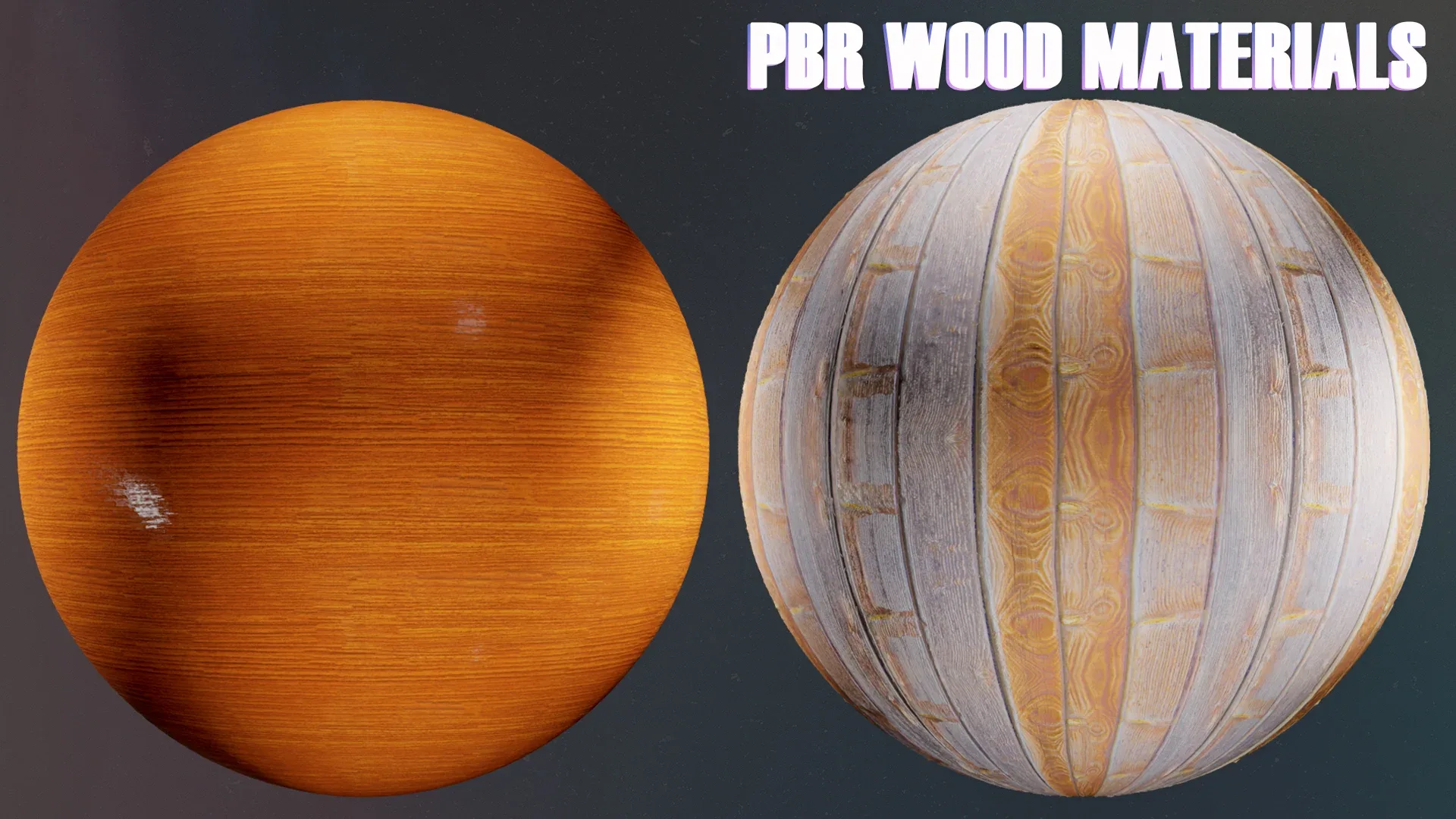 PBR Wood Materials For Blender (Cycles, Eevee)