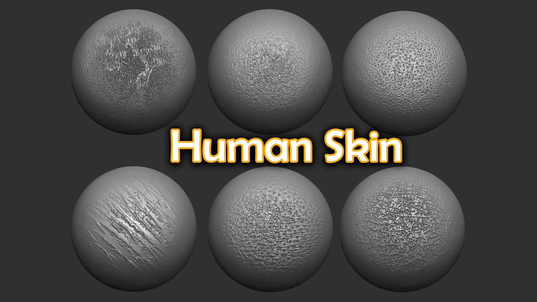 40 High Detailed Human Skin Alpha Vol 01