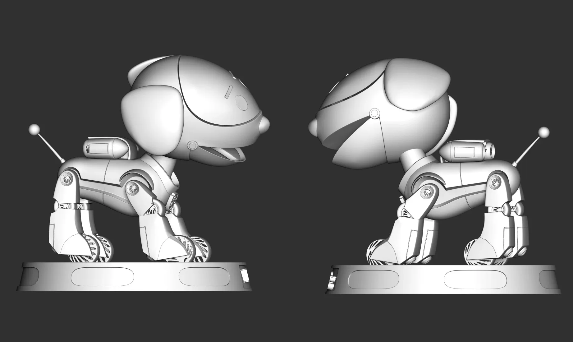 RoboDog Paw Patrol FlippedNormals