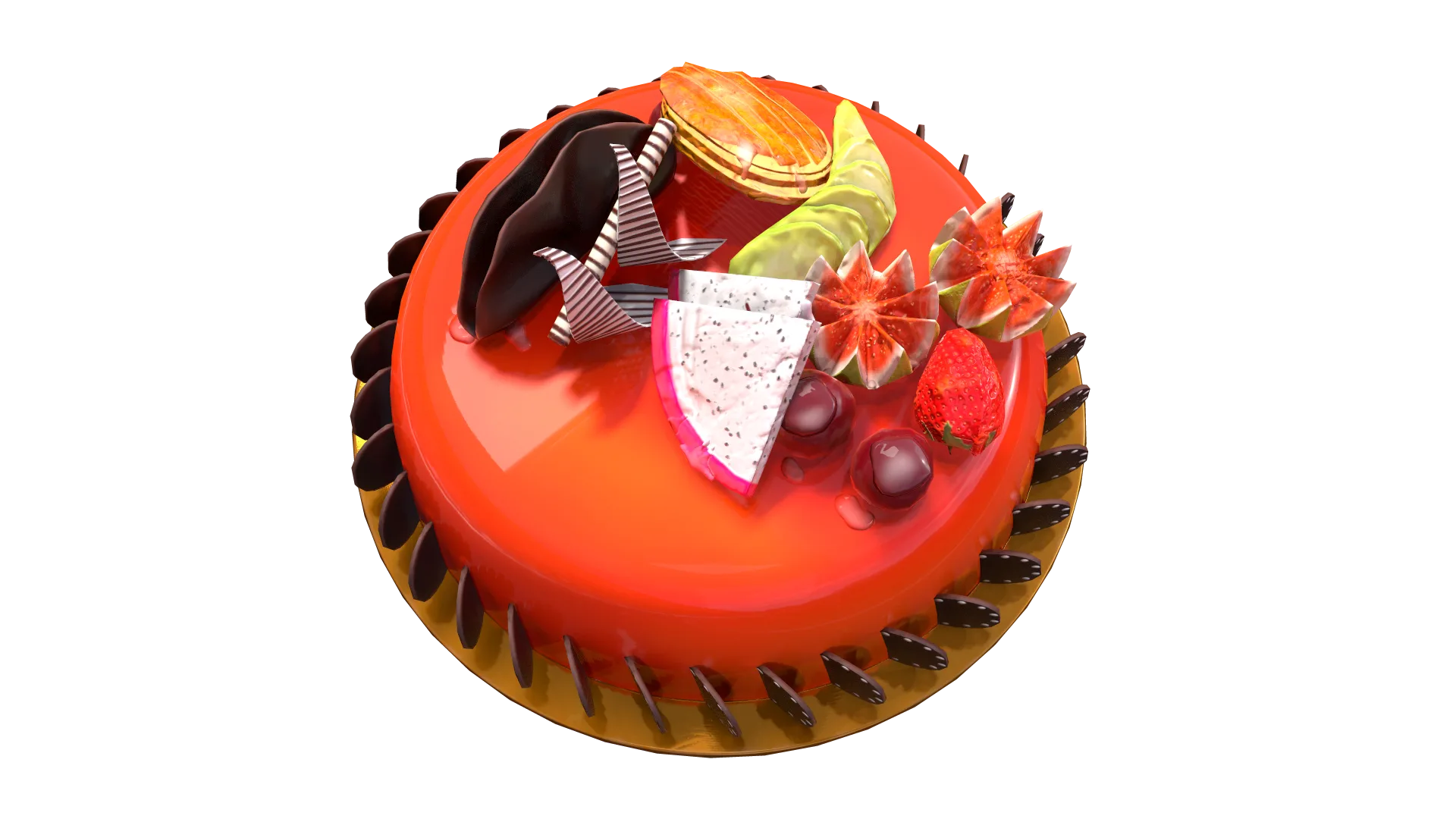 Fruits Cake FlippedNormals