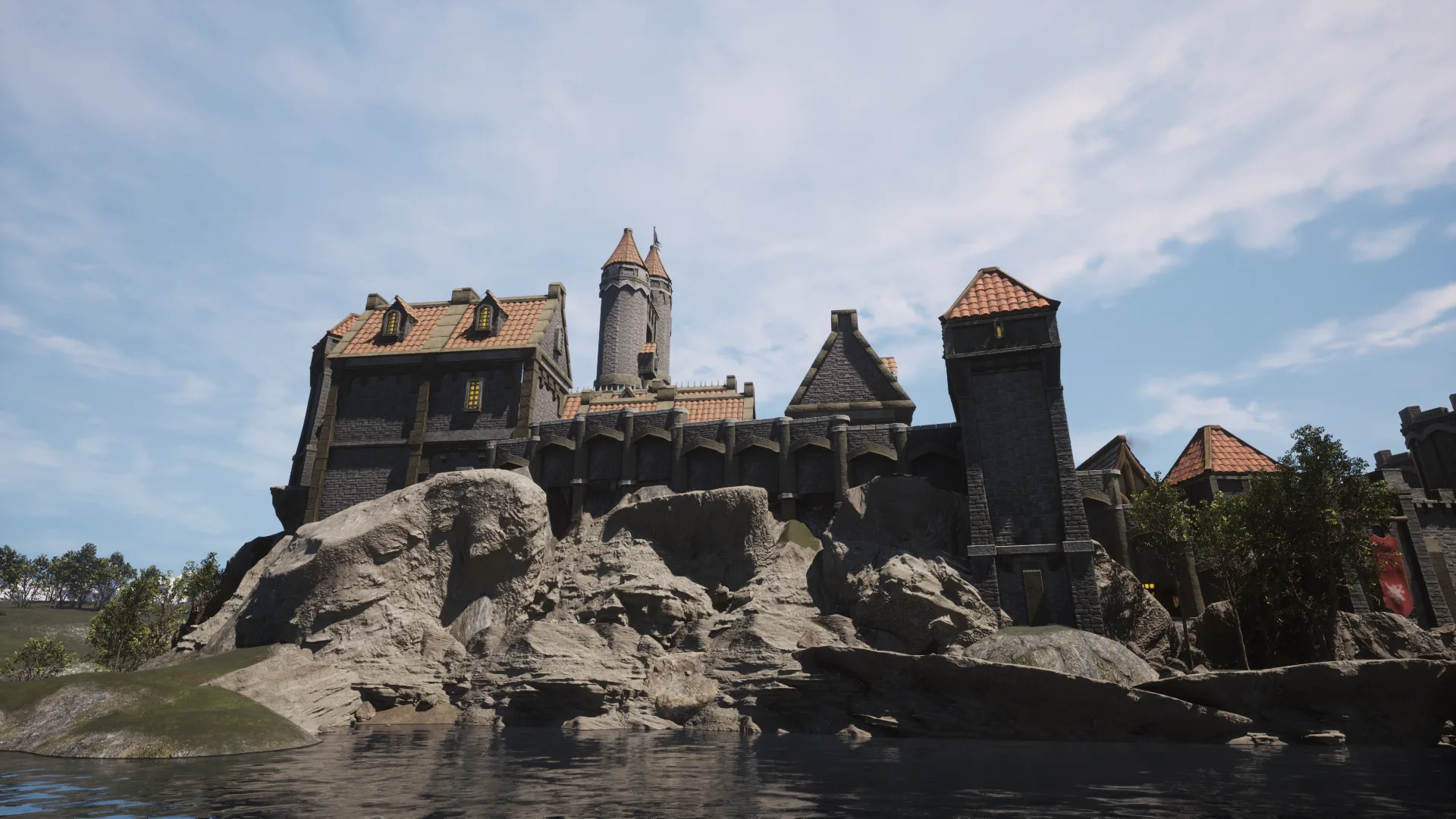 Blender & Unreal Engine 5: Medieval Cities & Castles Modular Kitbash Pack (250 pieces)