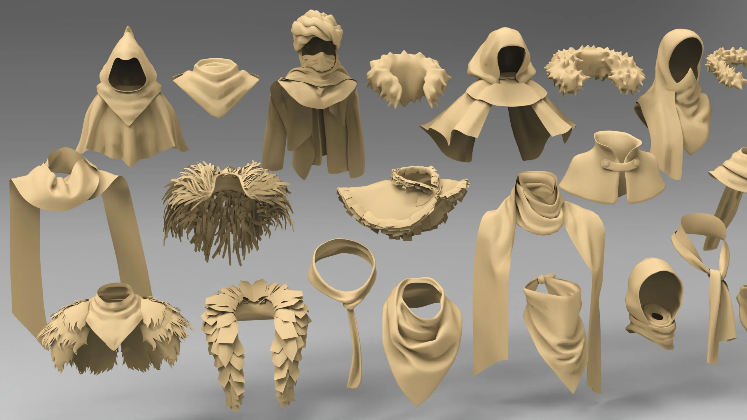 25 basemesh scarf collection