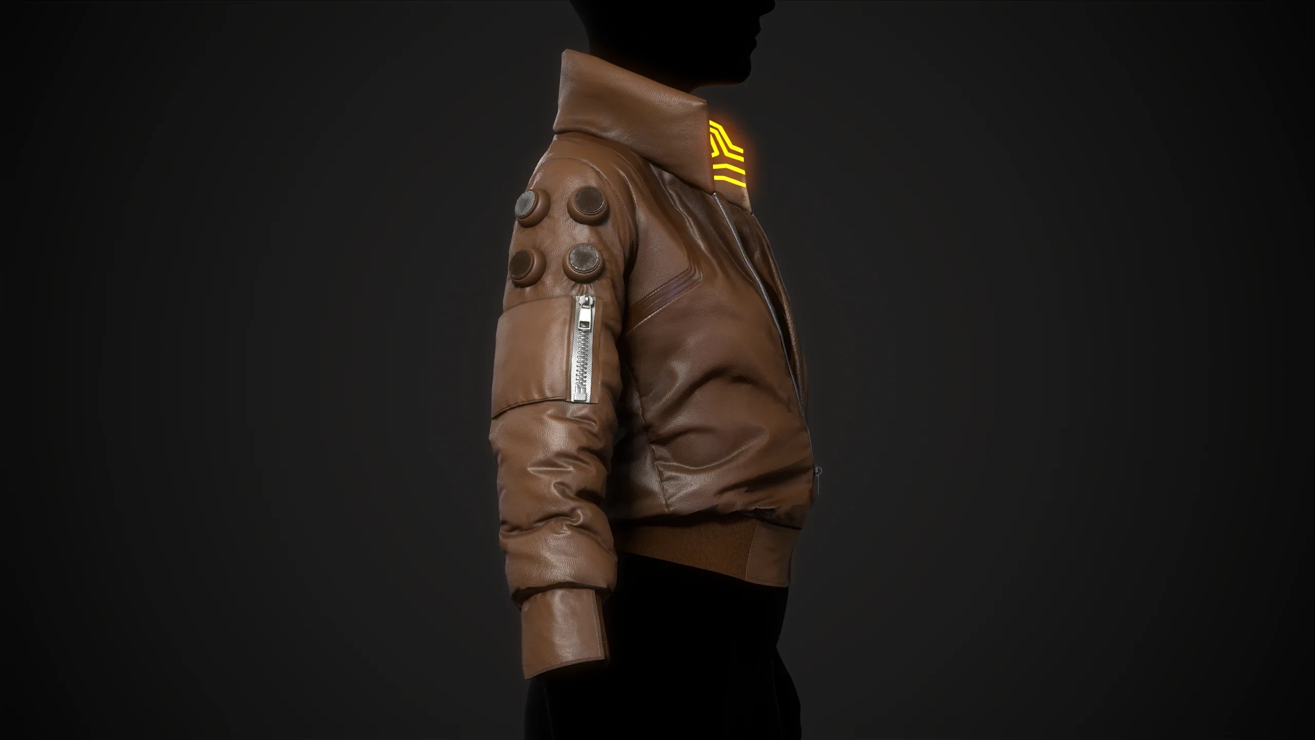 Cyberpunk Brown Jacket