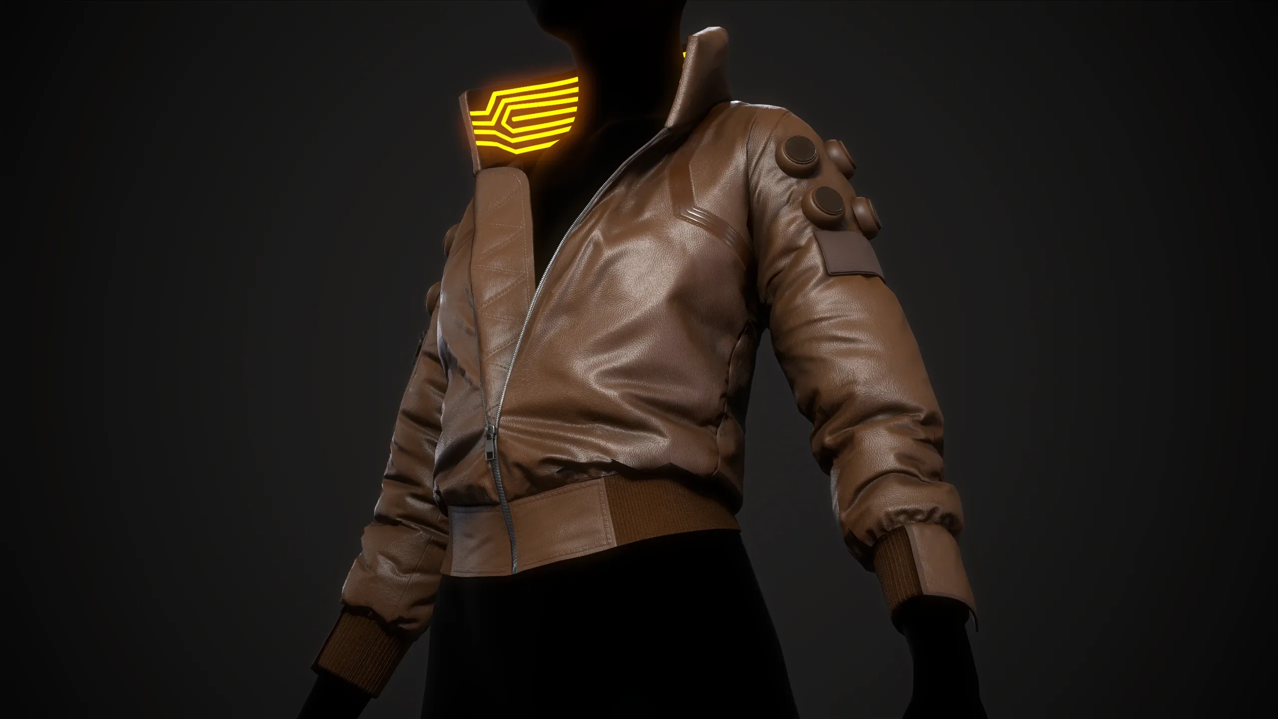 Cyberpunk Brown Jacket