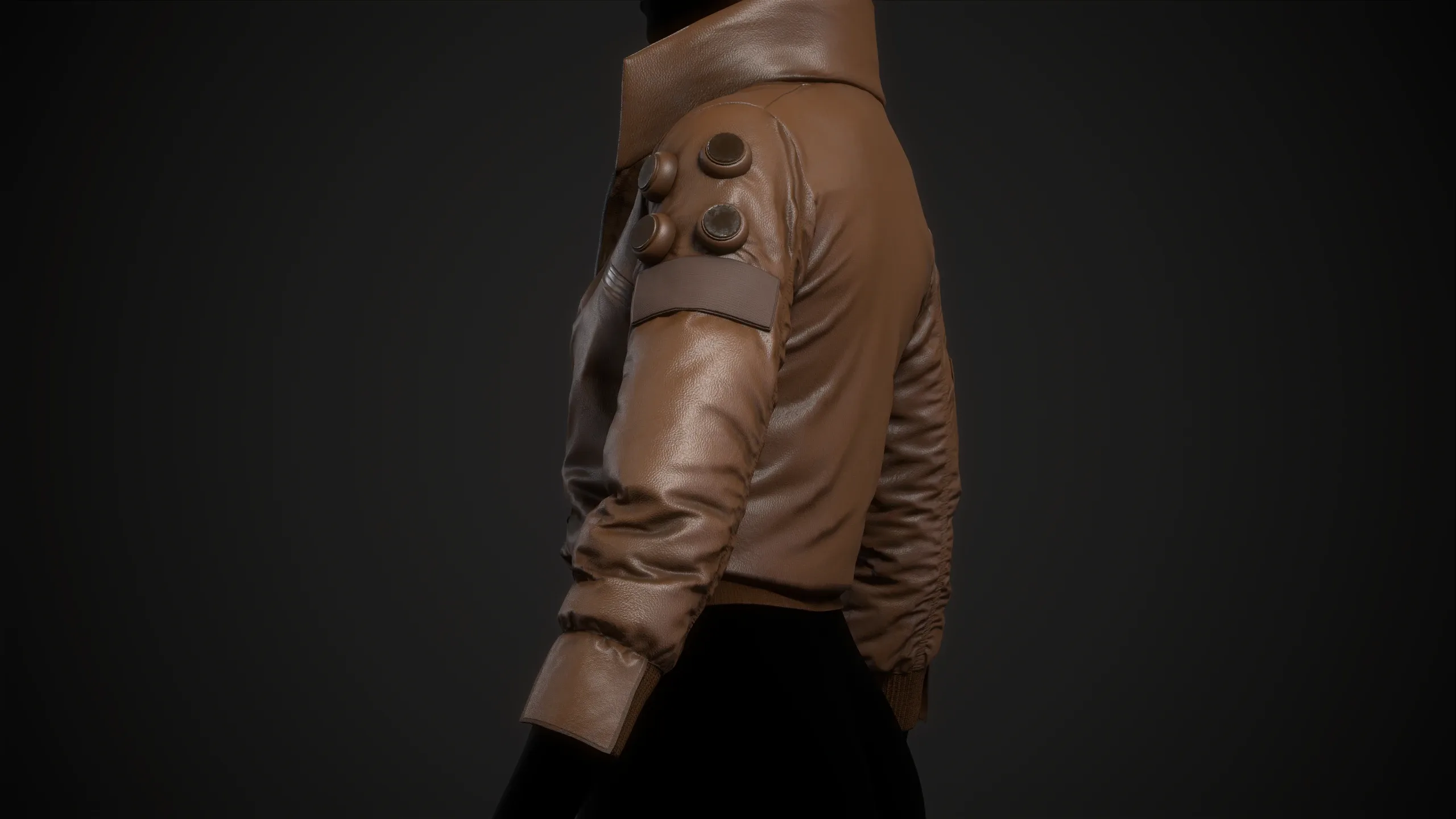 Cyberpunk Brown Jacket