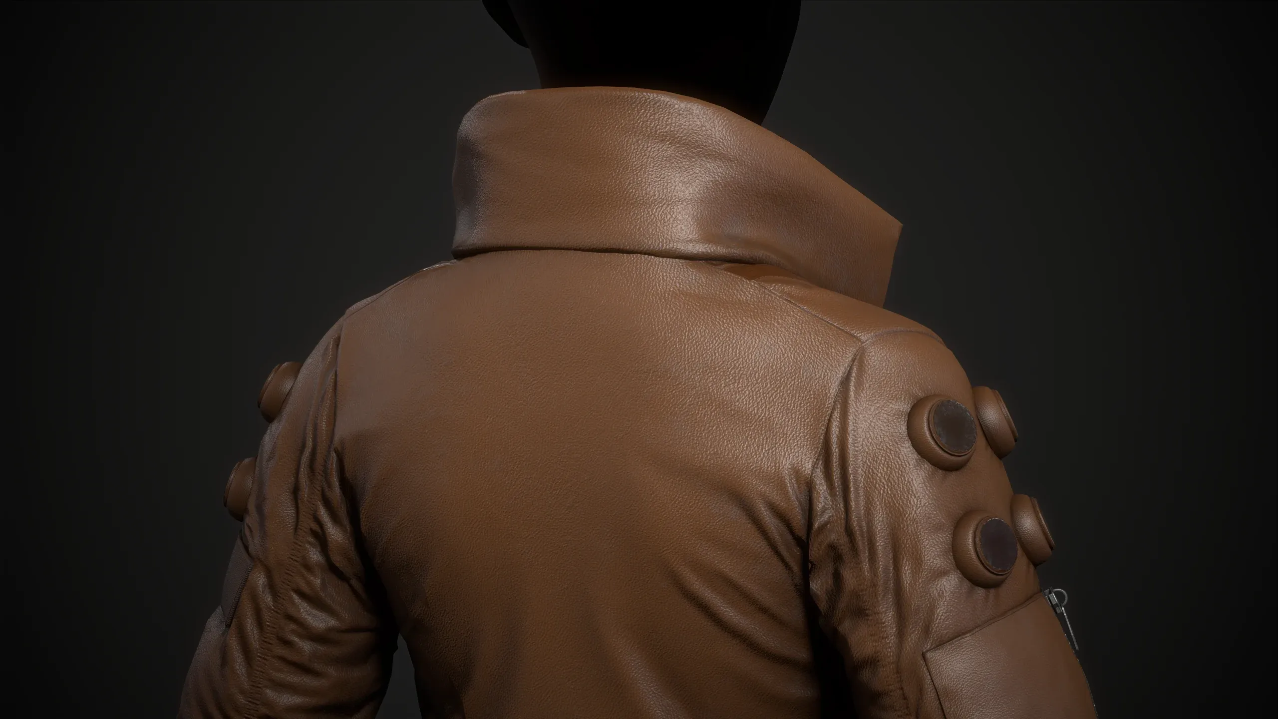 Cyberpunk Brown Jacket