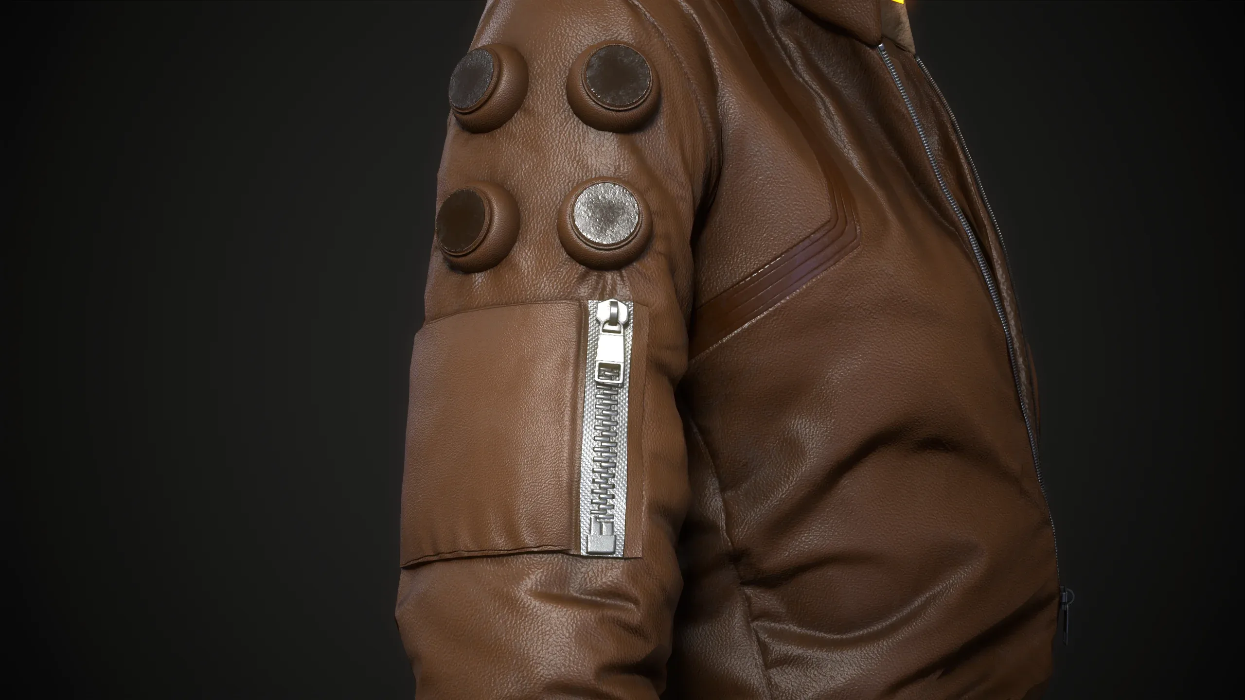 Cyberpunk Brown Jacket