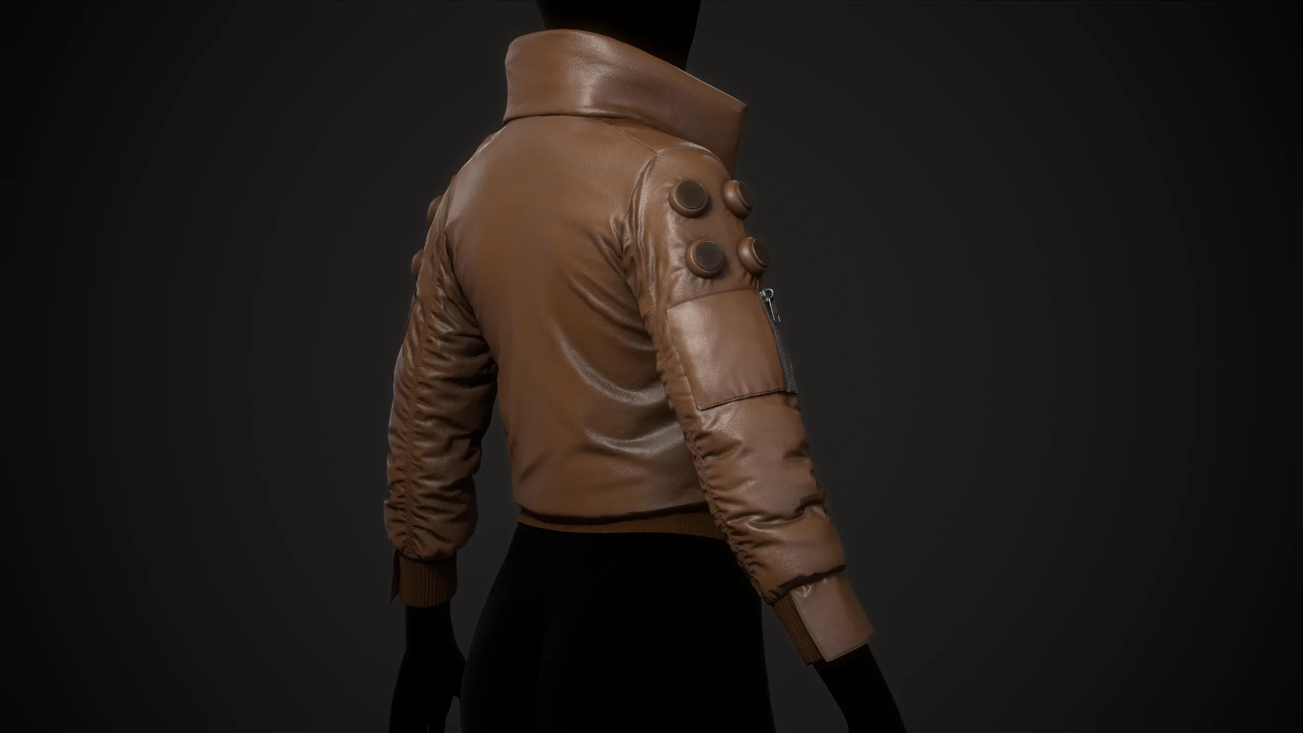 Cyberpunk Brown Jacket