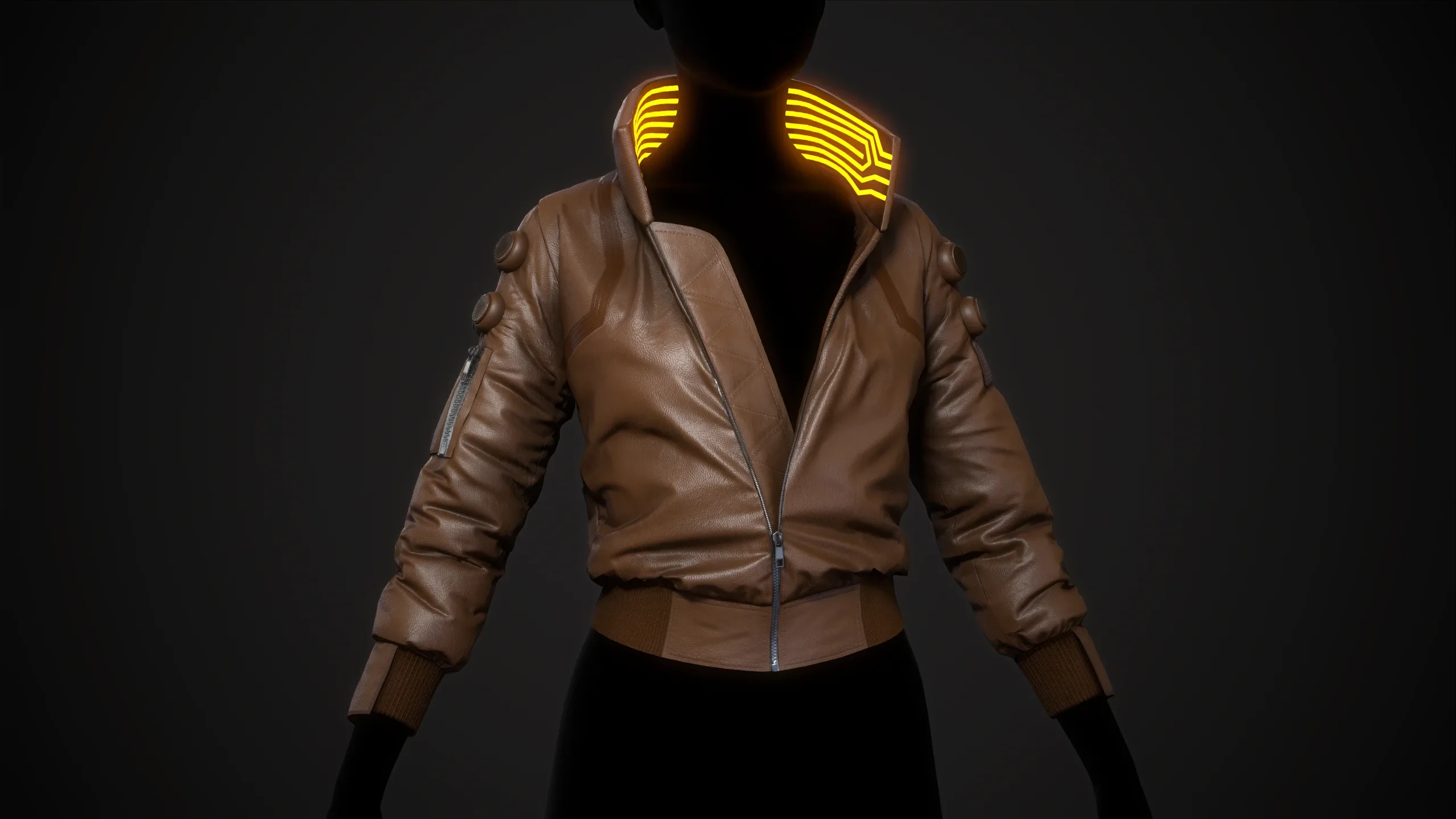 Cyberpunk Brown Jacket