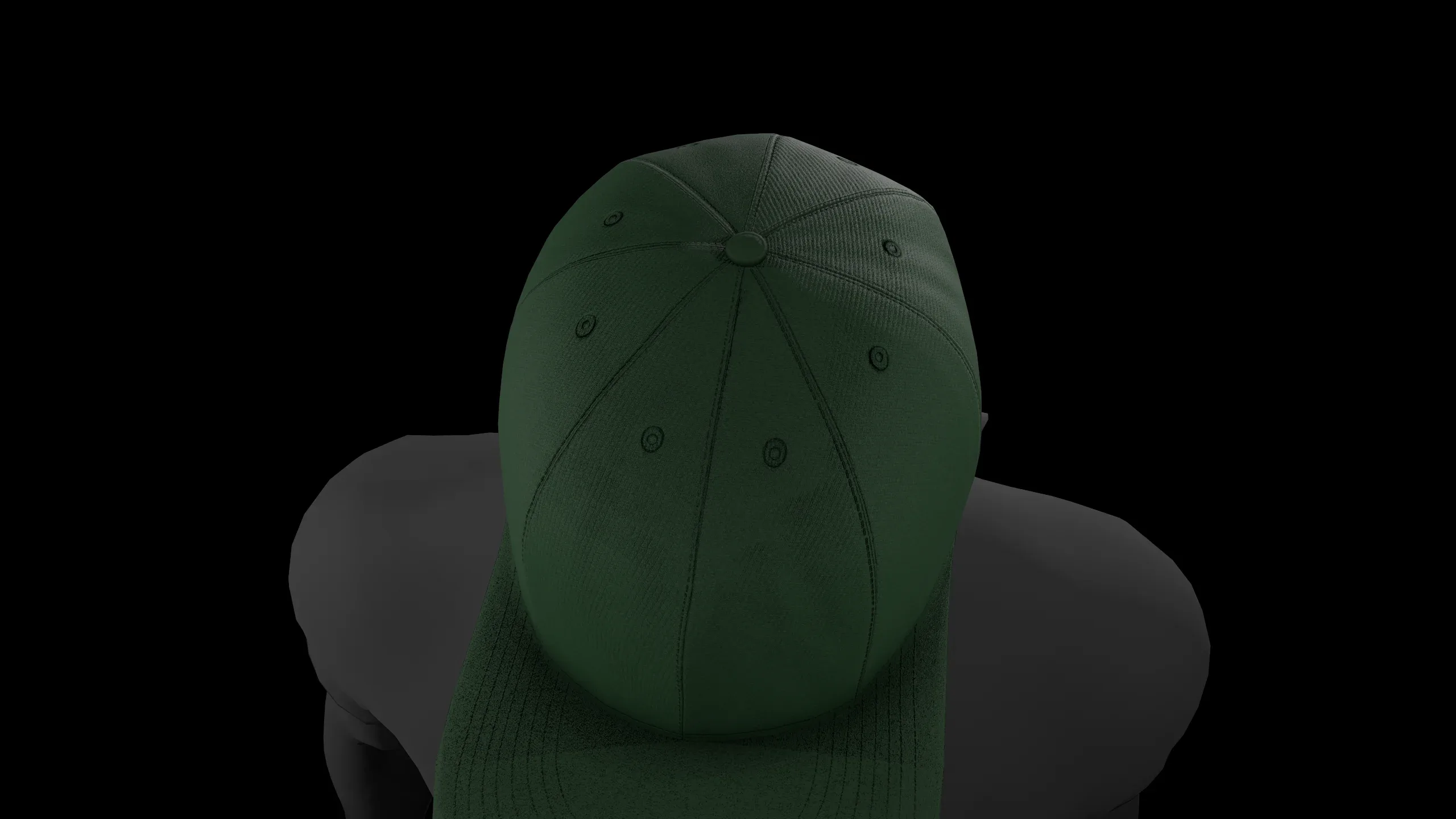 Green Snapback Cap