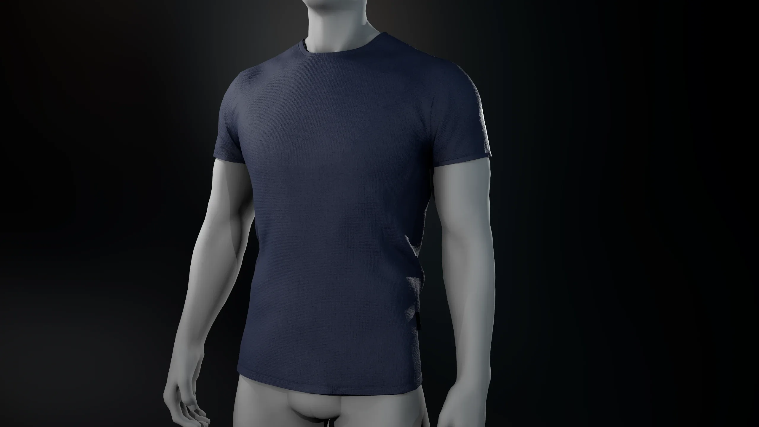 Slim Fit Blue T-Shirt