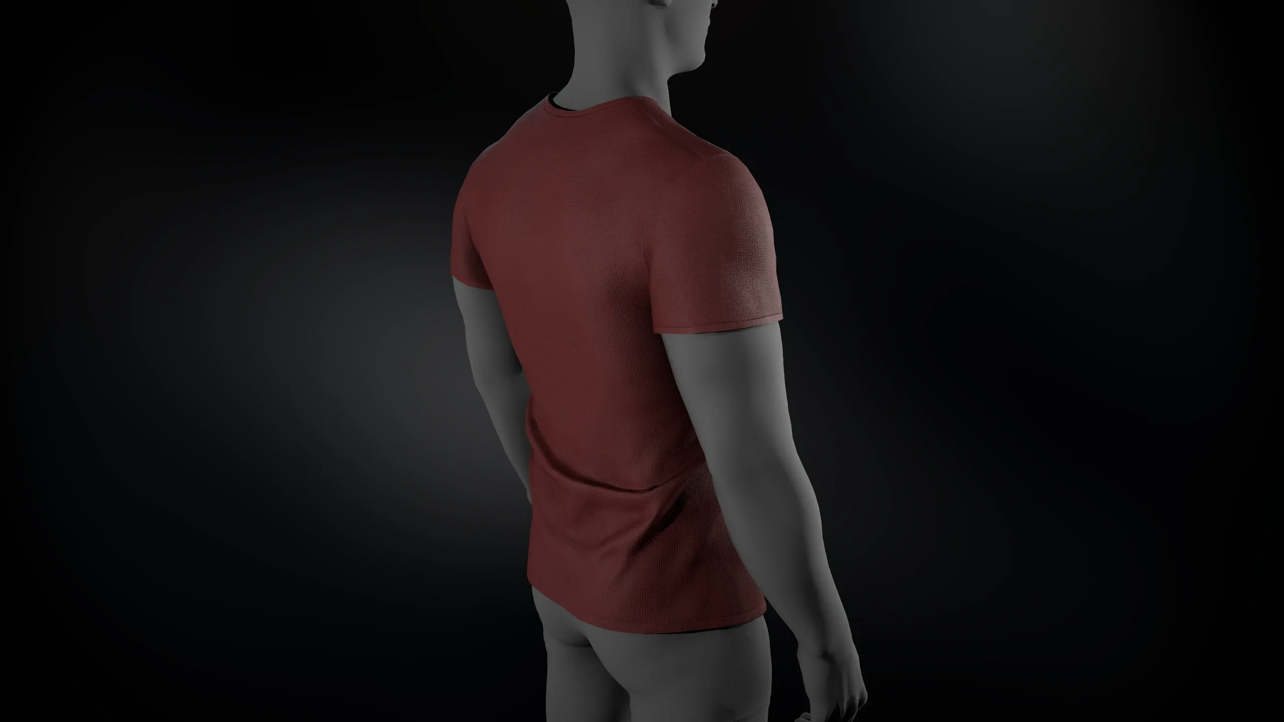 Slim Fit Red TShirt FlippedNormals