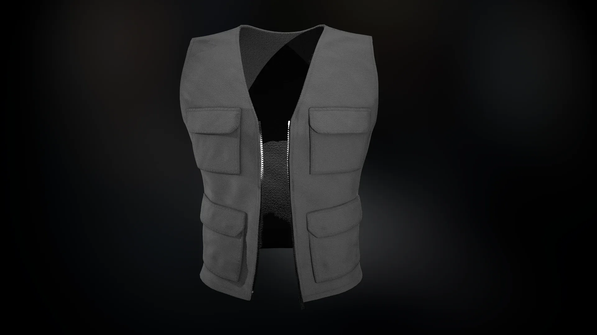 Gray Vest