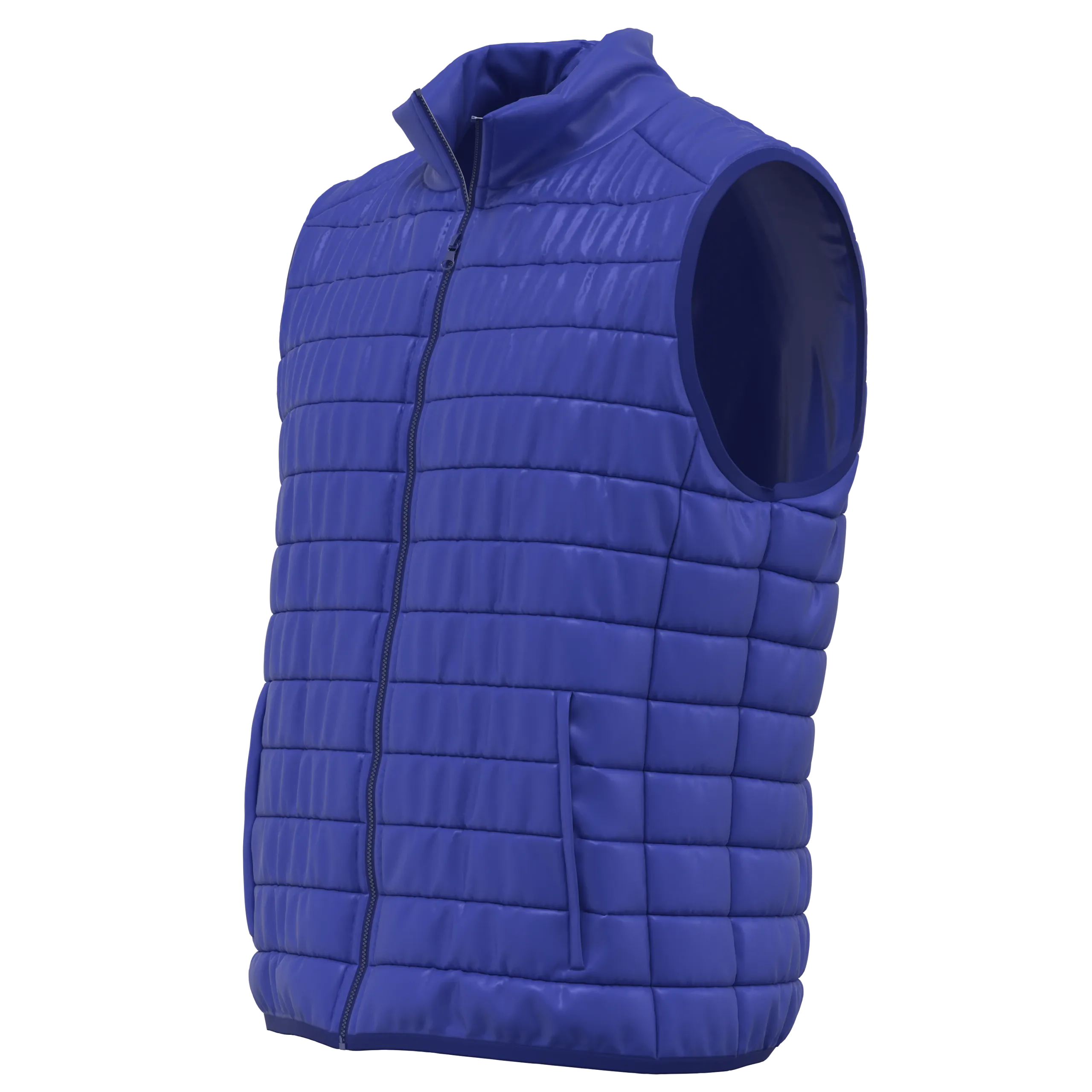 Men's Sleeveless Puffer Jacket, marvelous designer,clo3d